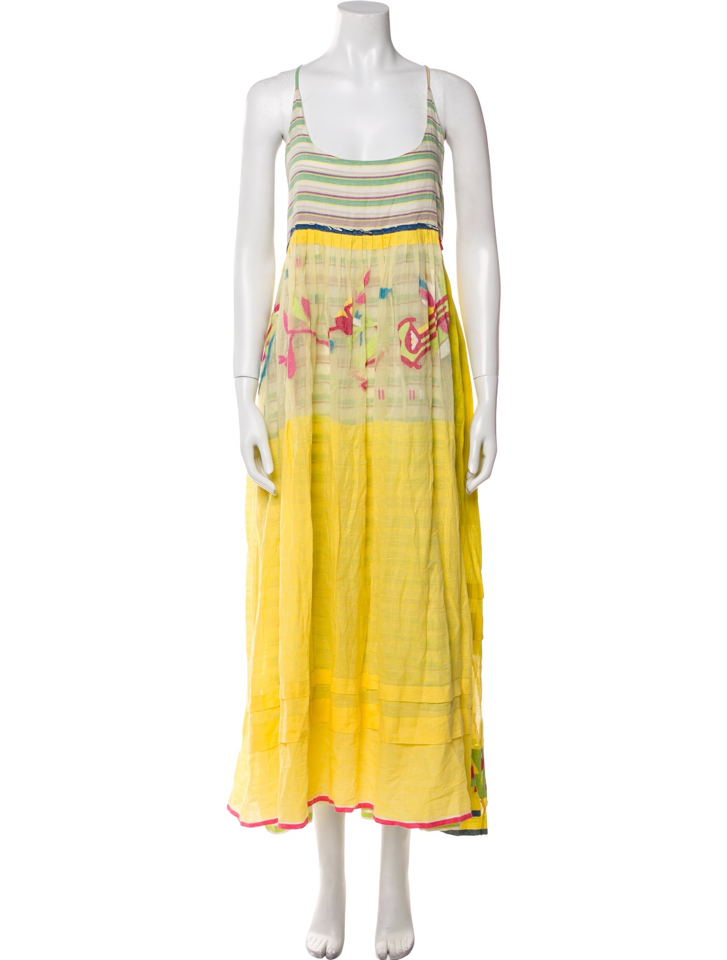 Injiri Striped Long Dress w/ Tags