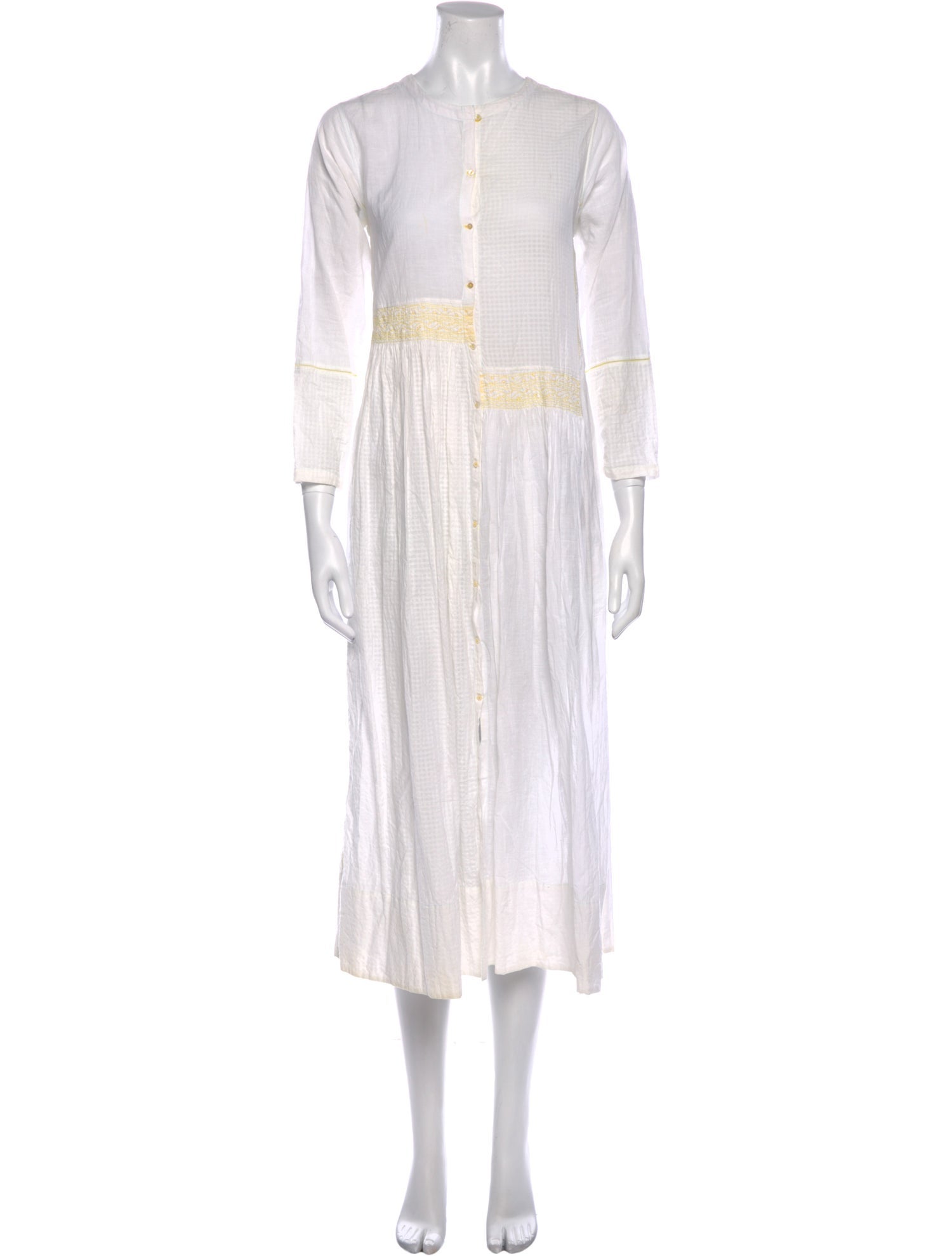 Injiri Crew Neck Long Dress