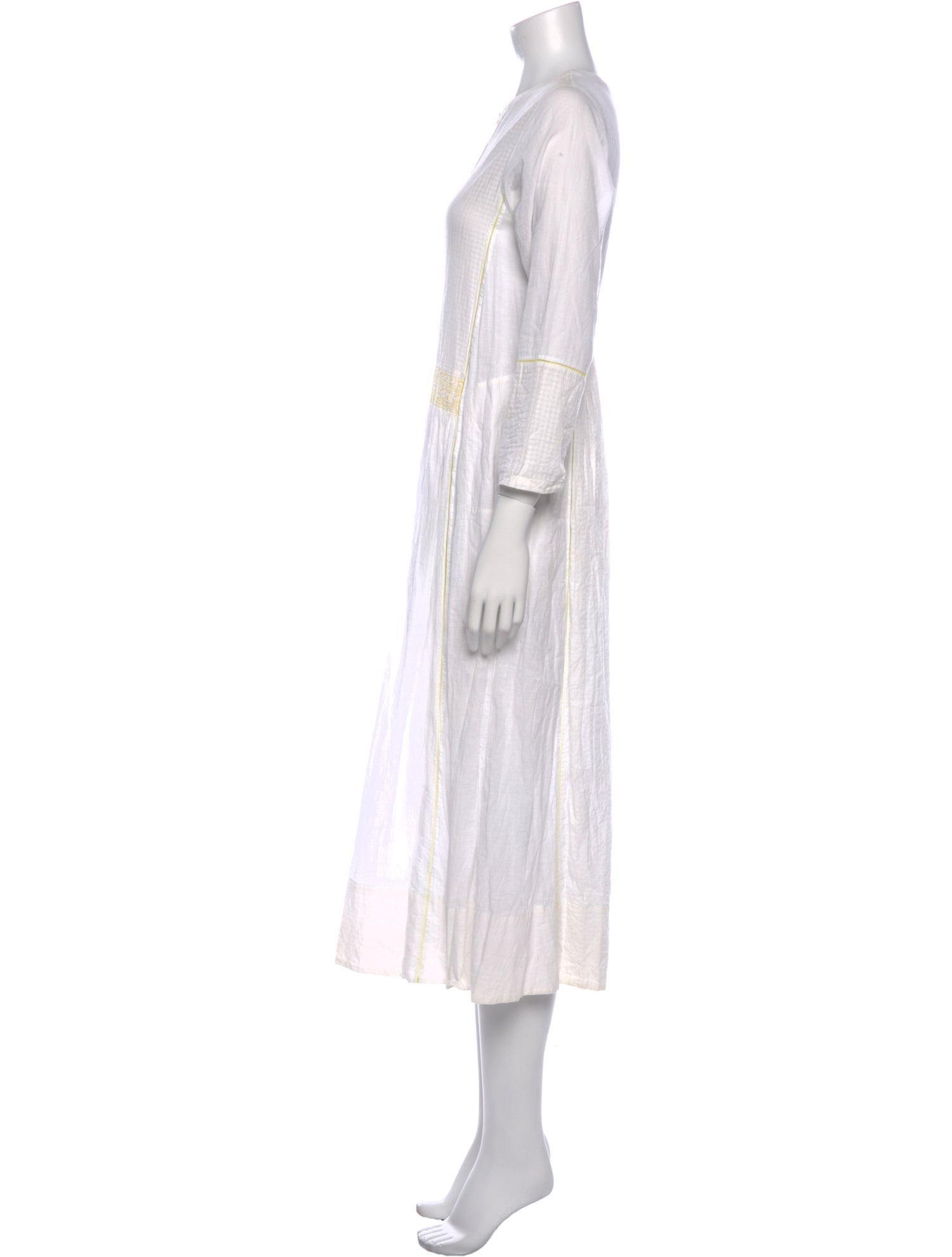 Injiri Crew Neck Long Dress