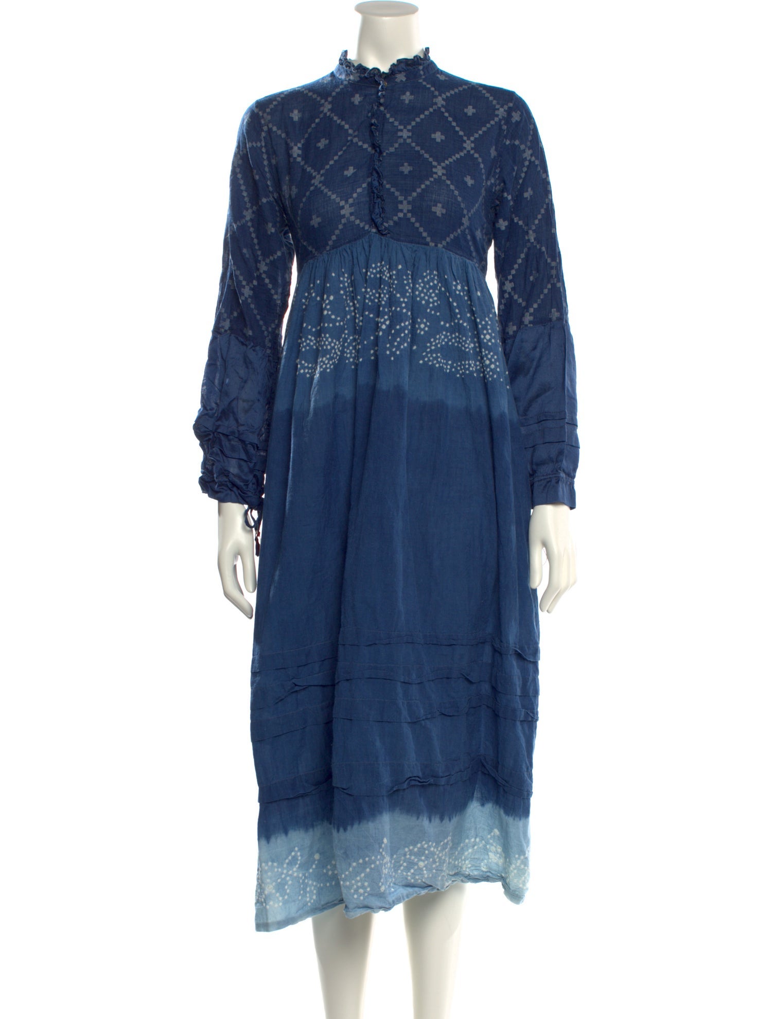 Injiri Printed Midi Length Dress