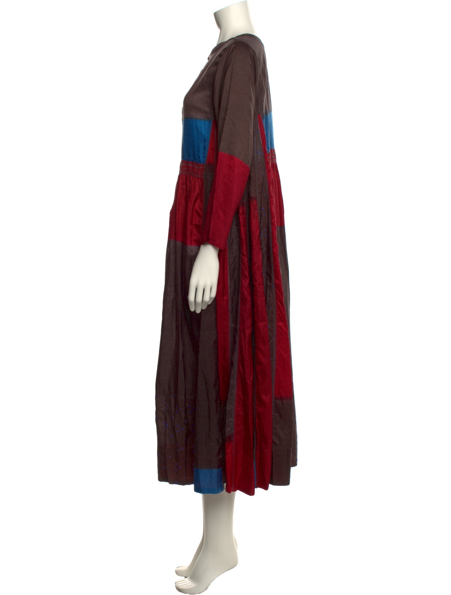 Injiri Striped Long Dress