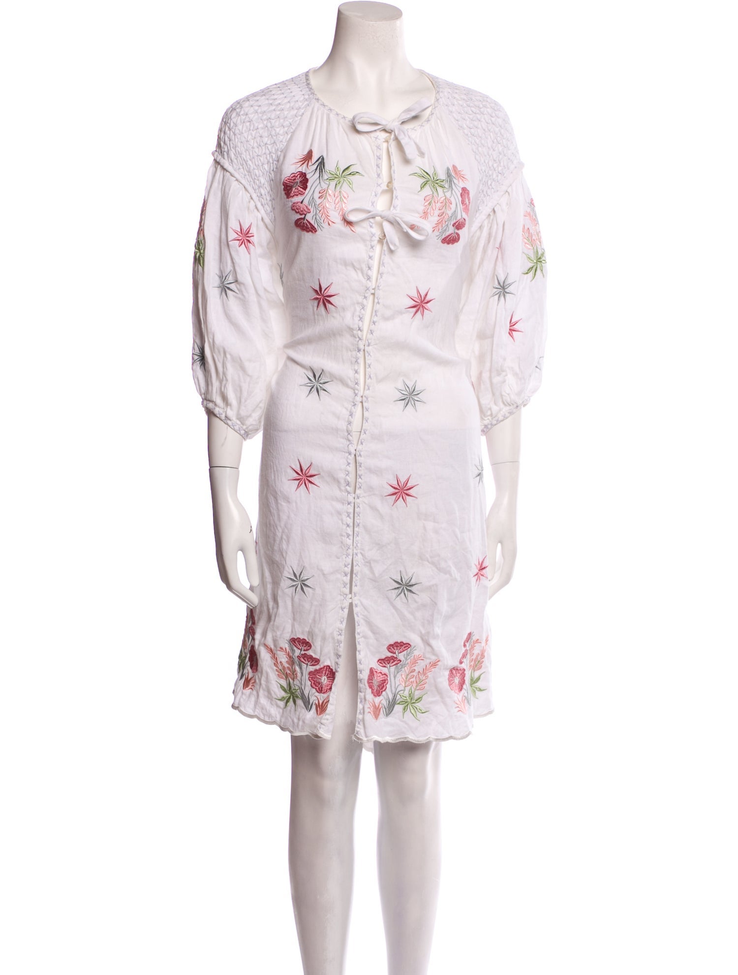 Innika Choo Linen Knee-Length Dress