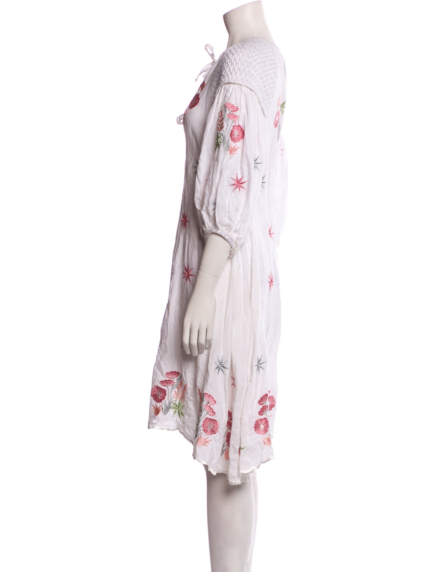 Innika Choo Linen Knee-Length Dress