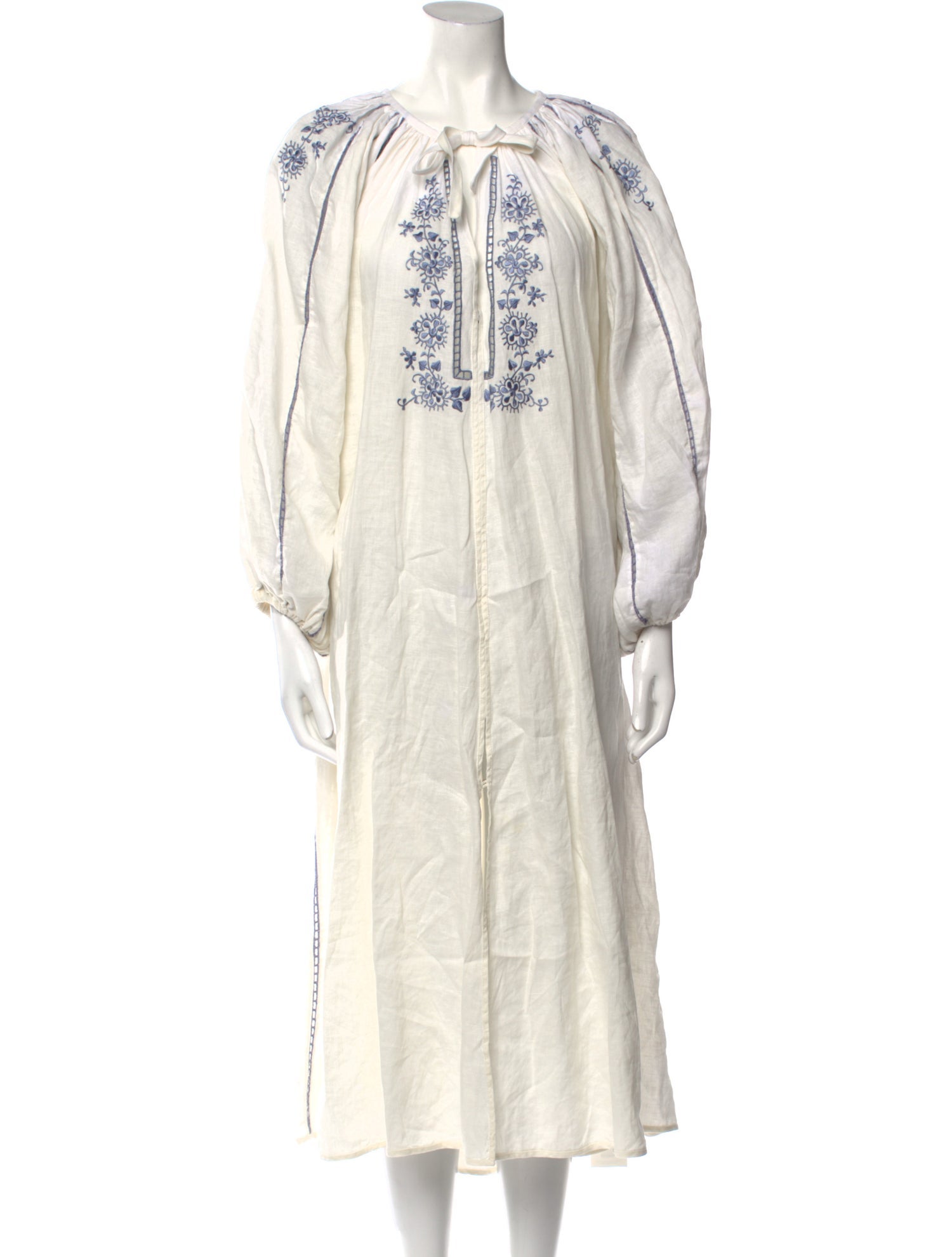 Innika Choo Linen Long Dress