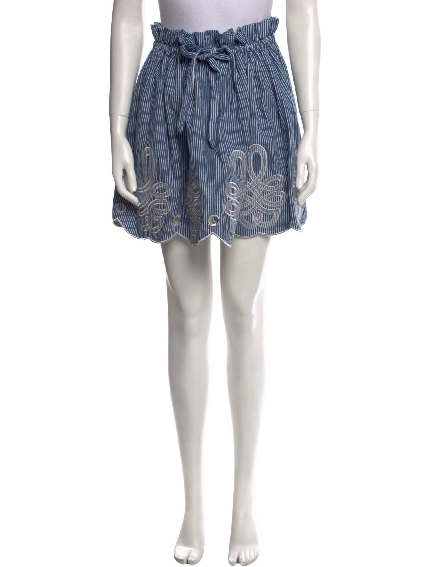 Innika Choo Striped Knee-Length Skirt w/ Tags