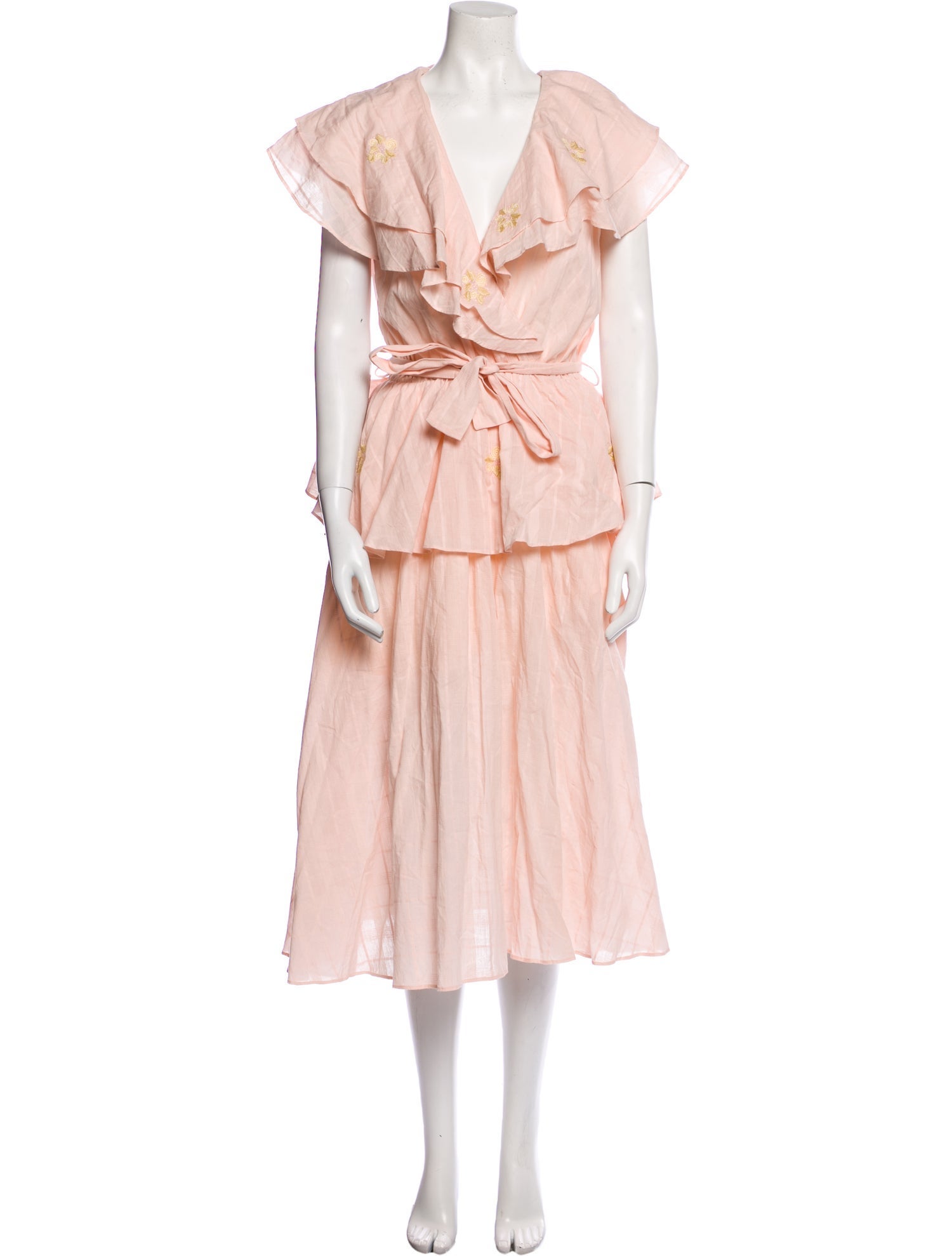 Innika Choo V-Neck Midi Length Dress w/ Tags