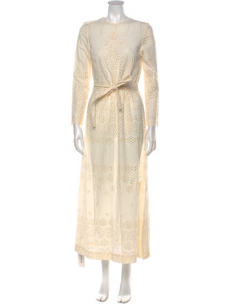 Innika Choo Crew Neck Long Dress