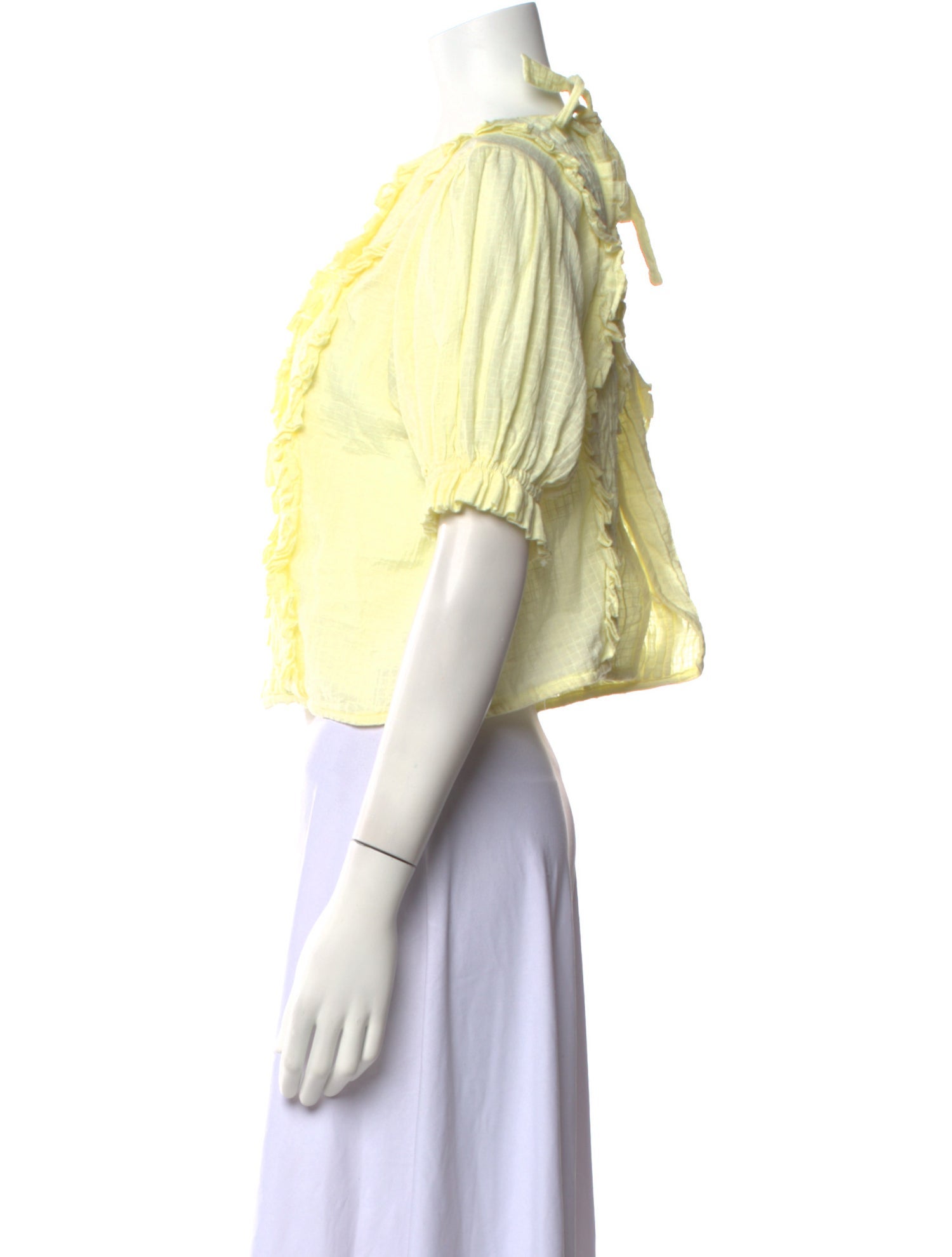 Innika Choo Bateau Neckline Short Sleeve Crop Top