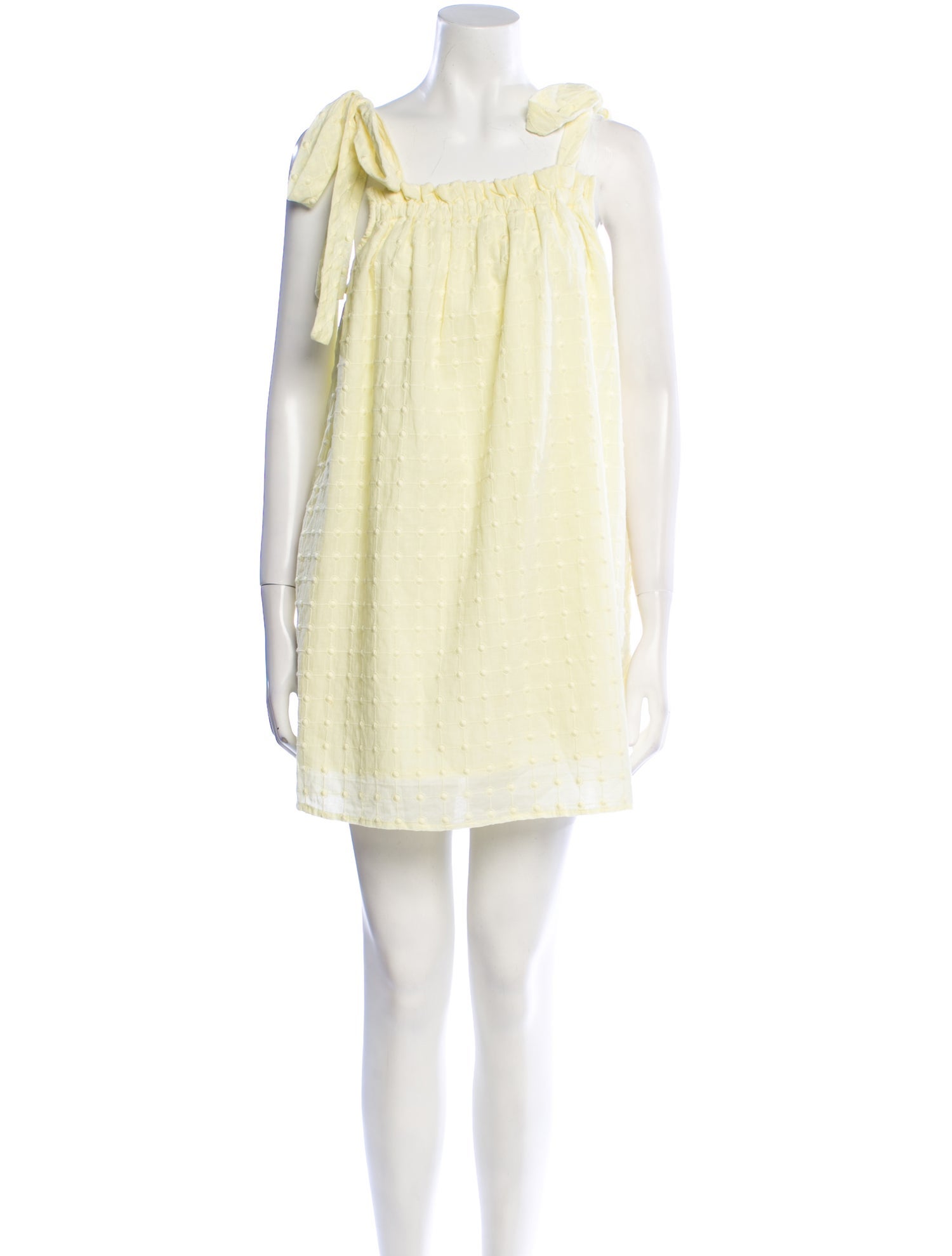 Innika Choo Square Neckline Mini Dress