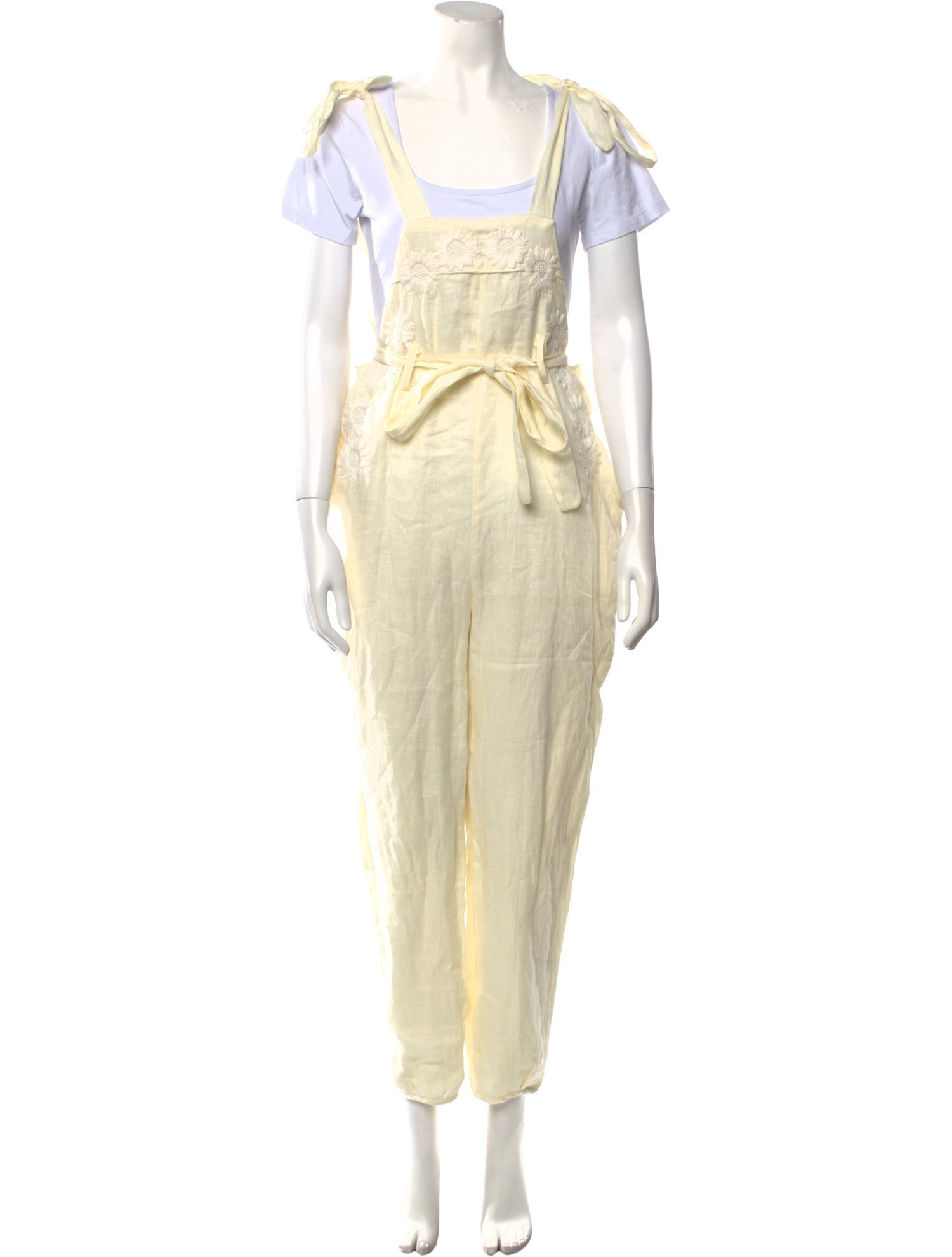 Innika Choo Linen Skinny Leg Pants