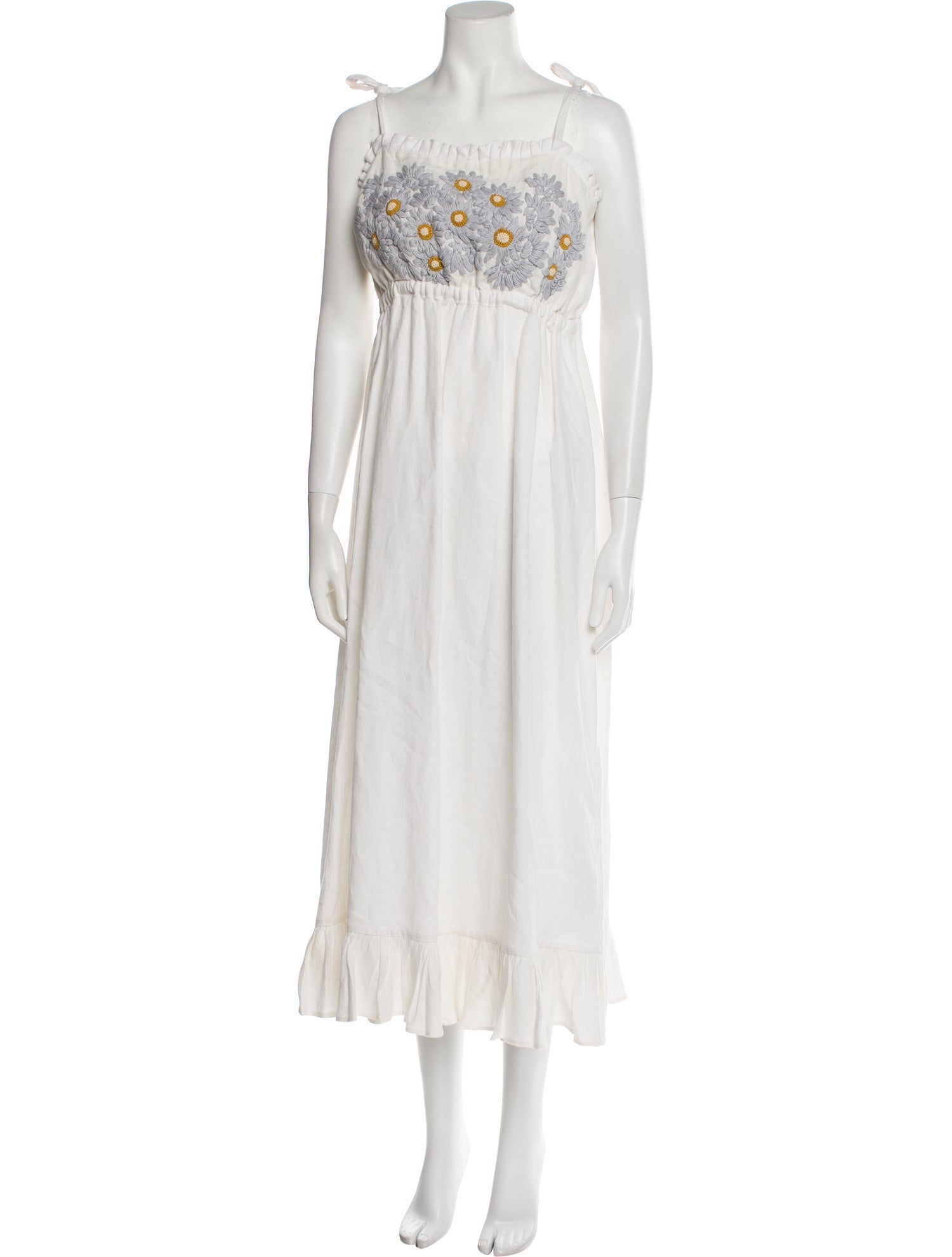 Innika Choo Linen Long Dress