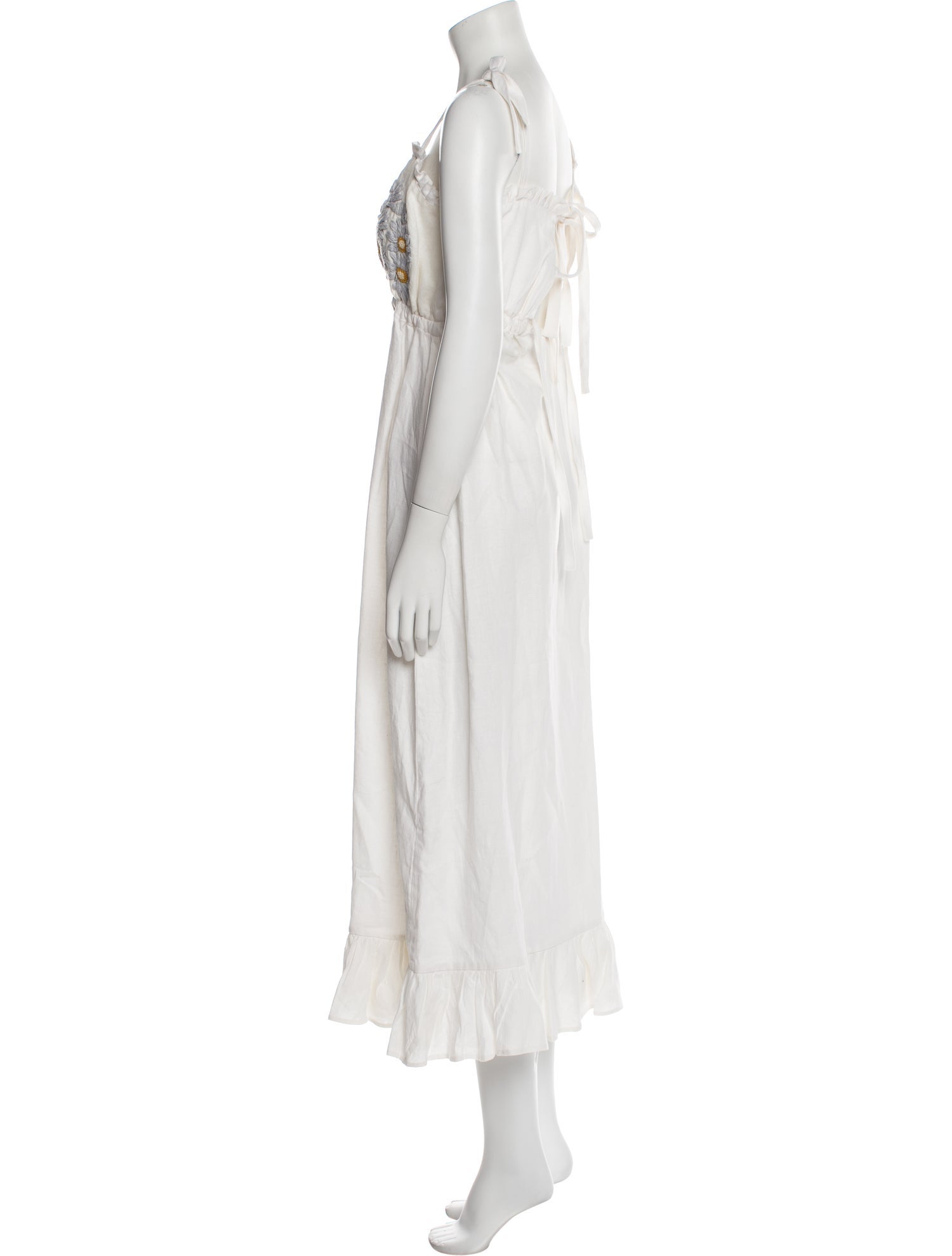 Innika Choo Linen Long Dress