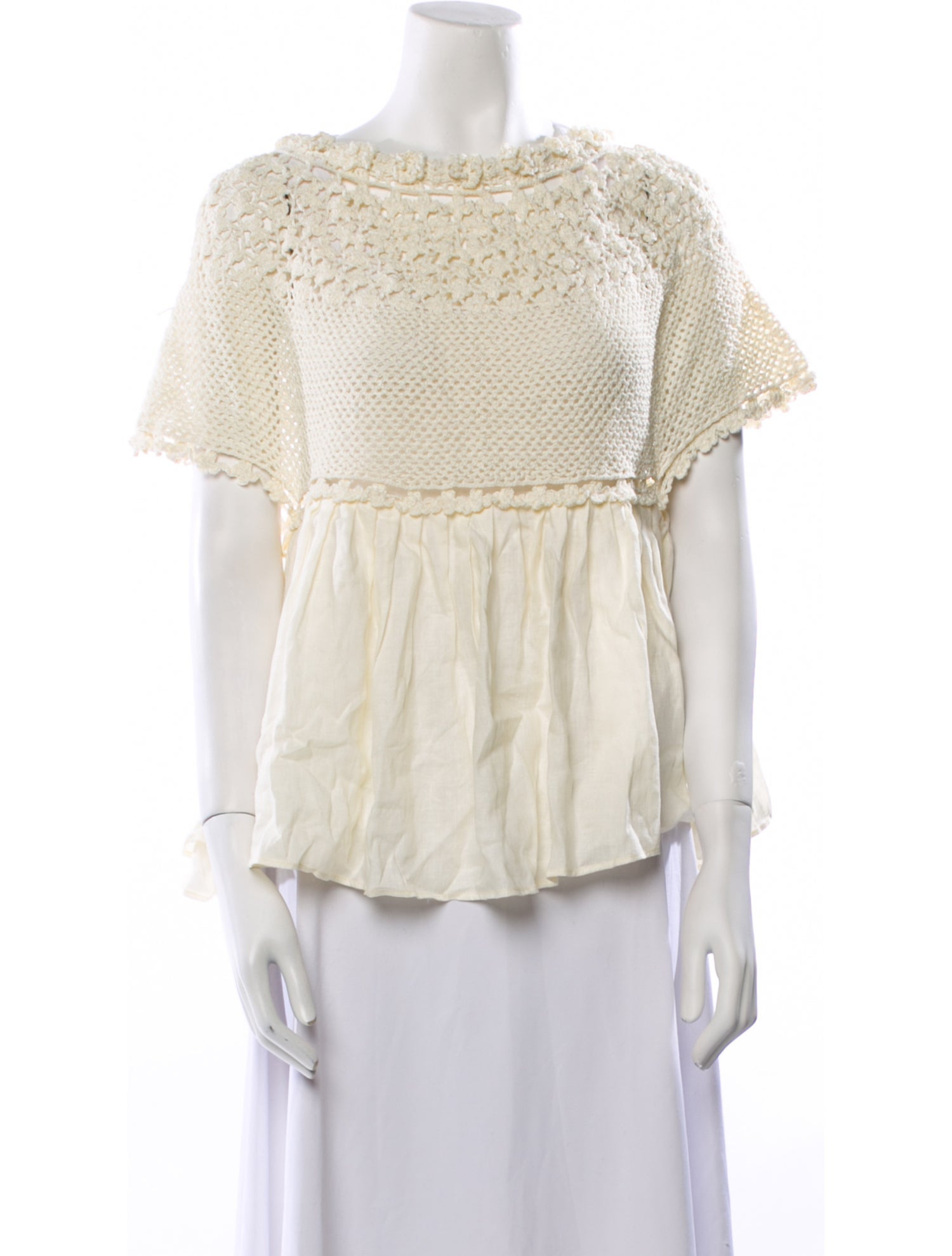 Innika Choo Linen Bateau Neckline Blouse