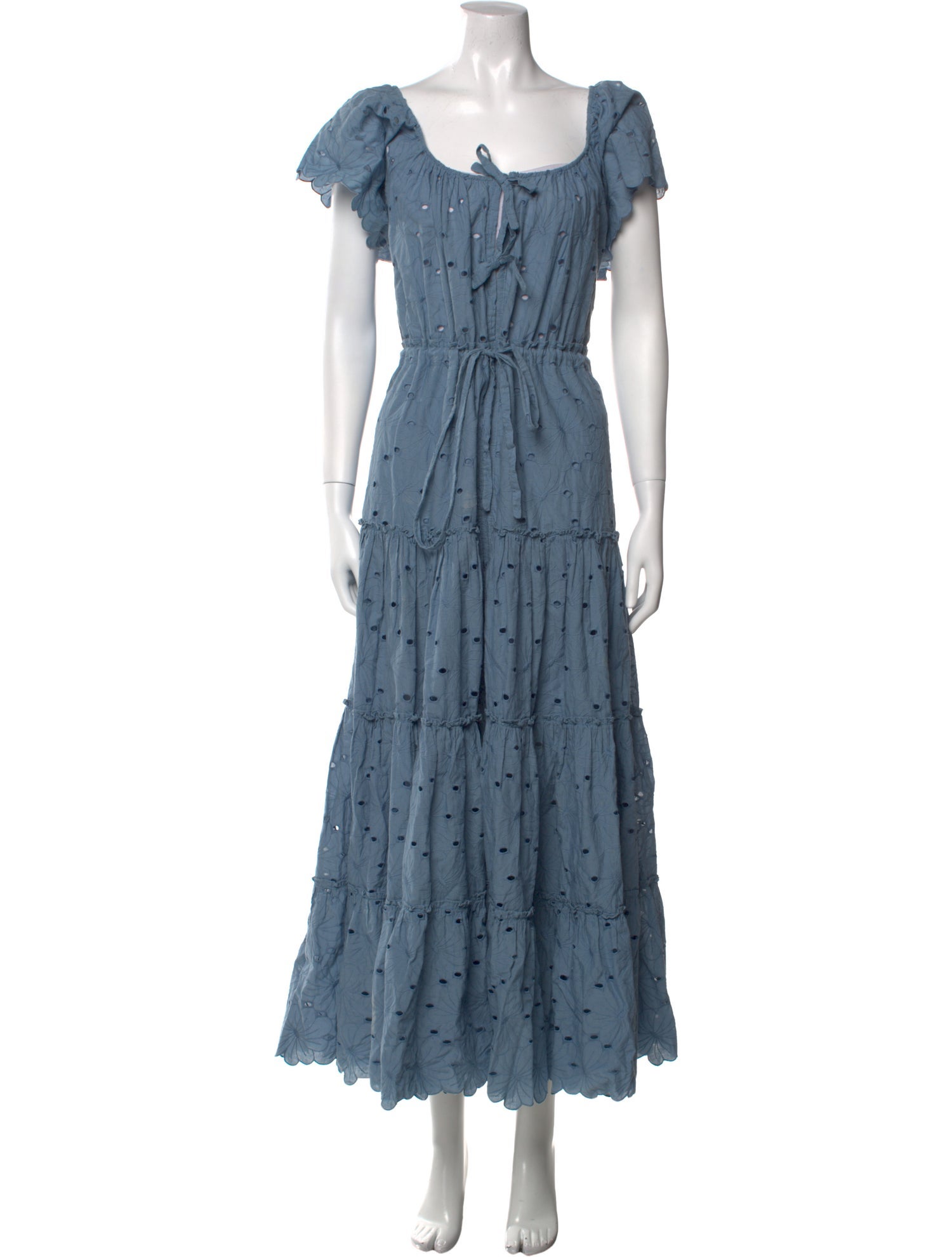 Innika Choo Square Neckline Long Dress