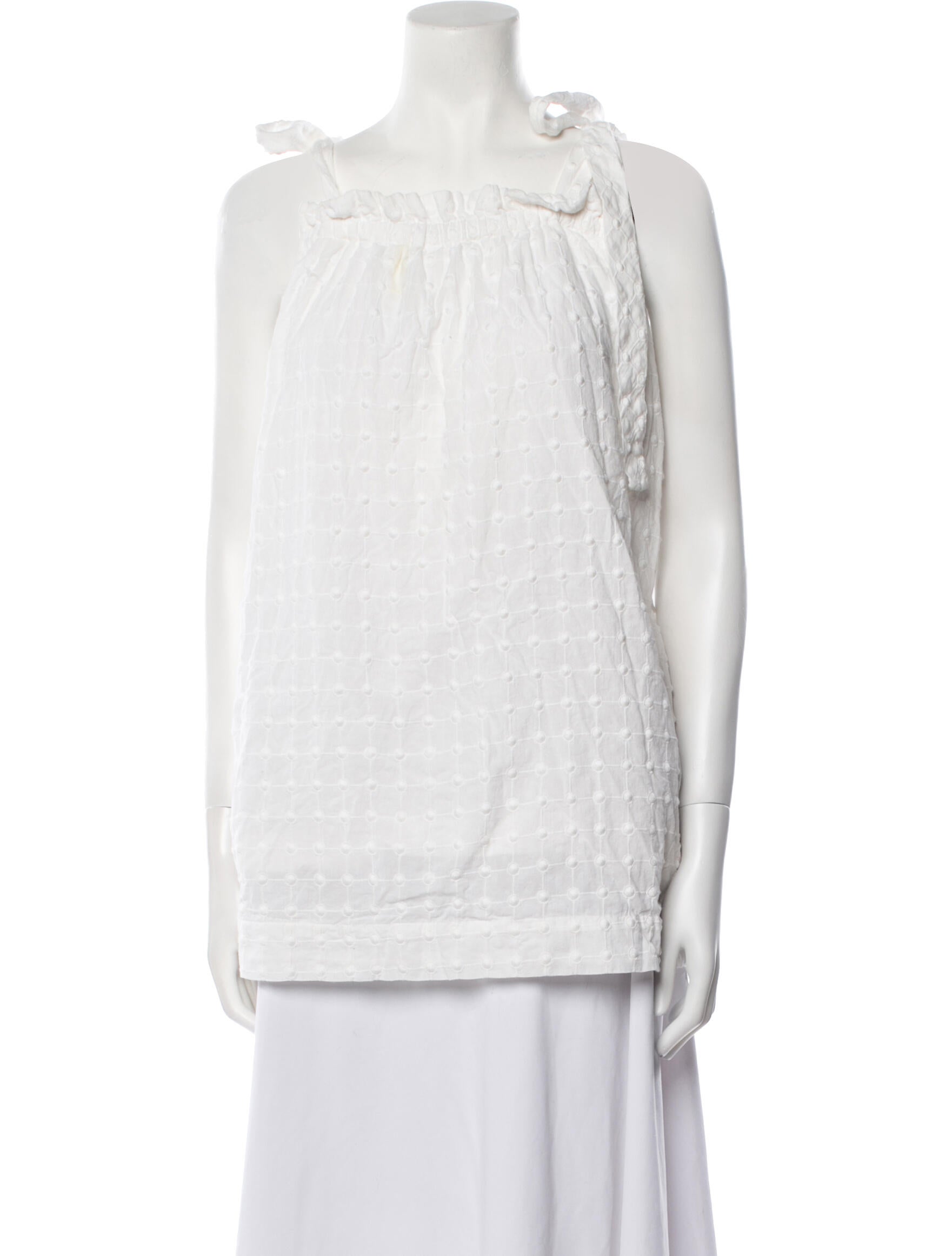 Innika Choo Square Neckline Sleeveless Top