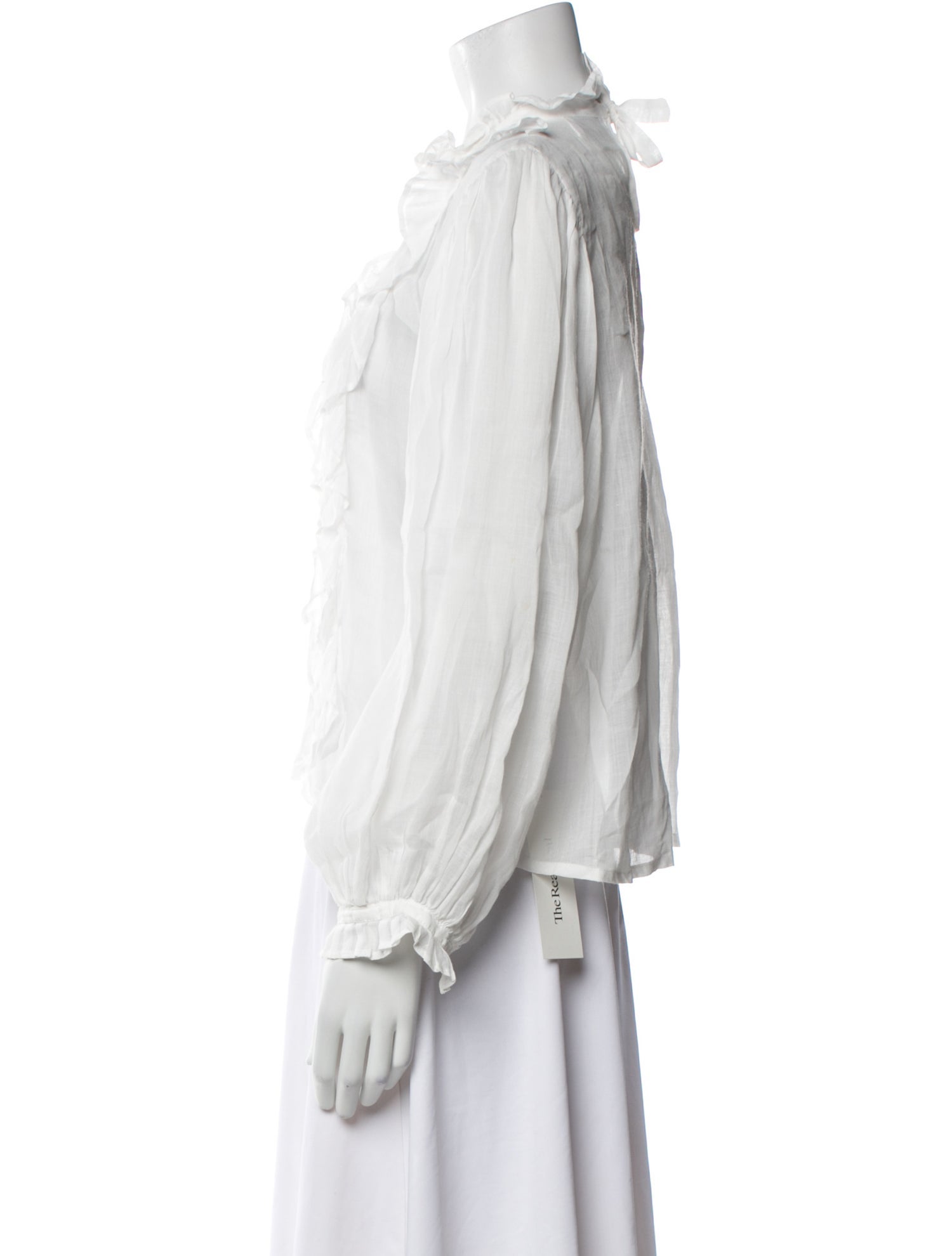 Innika Choo Mock Neck Long Sleeve Blouse