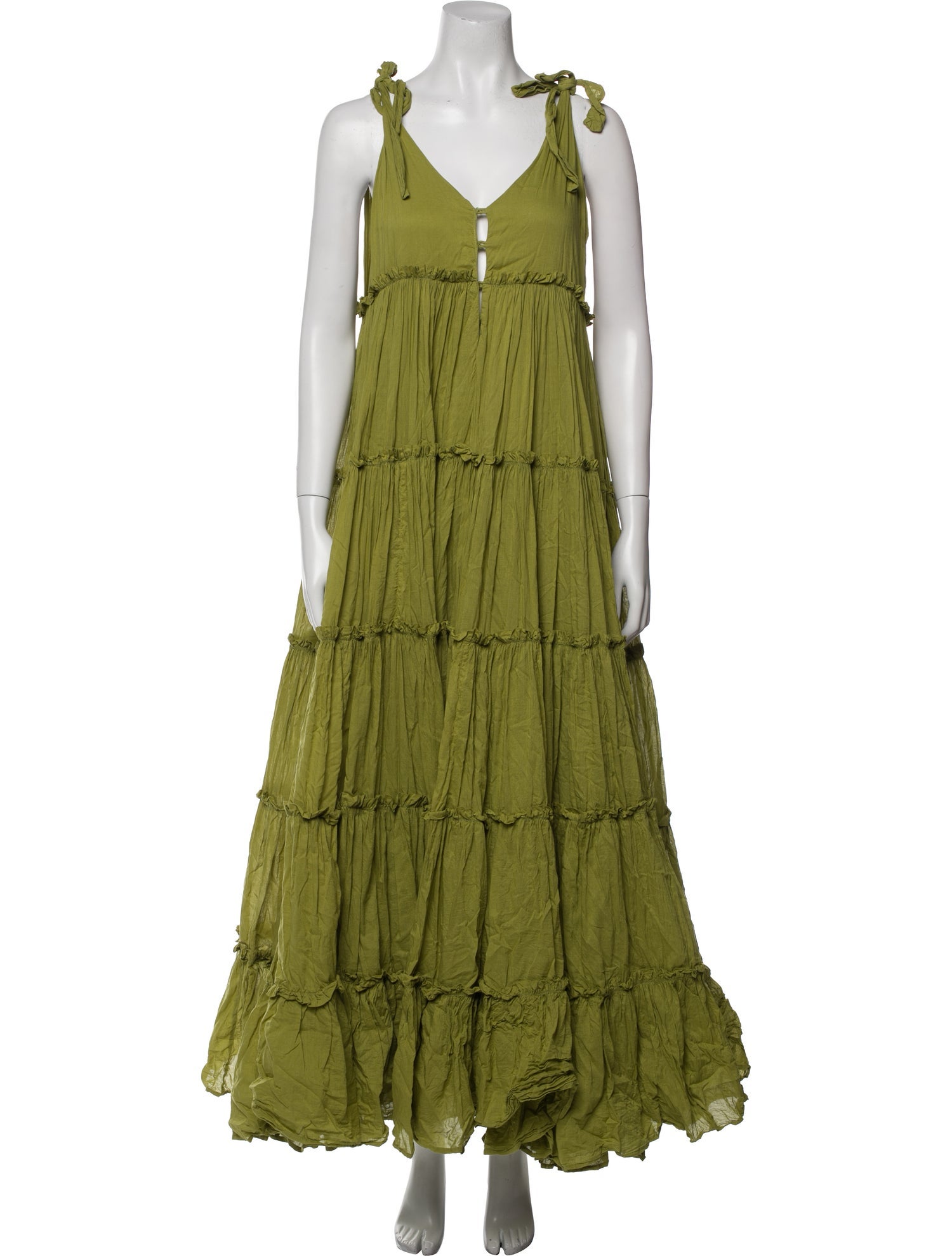 Innika Choo Linen Long Dress