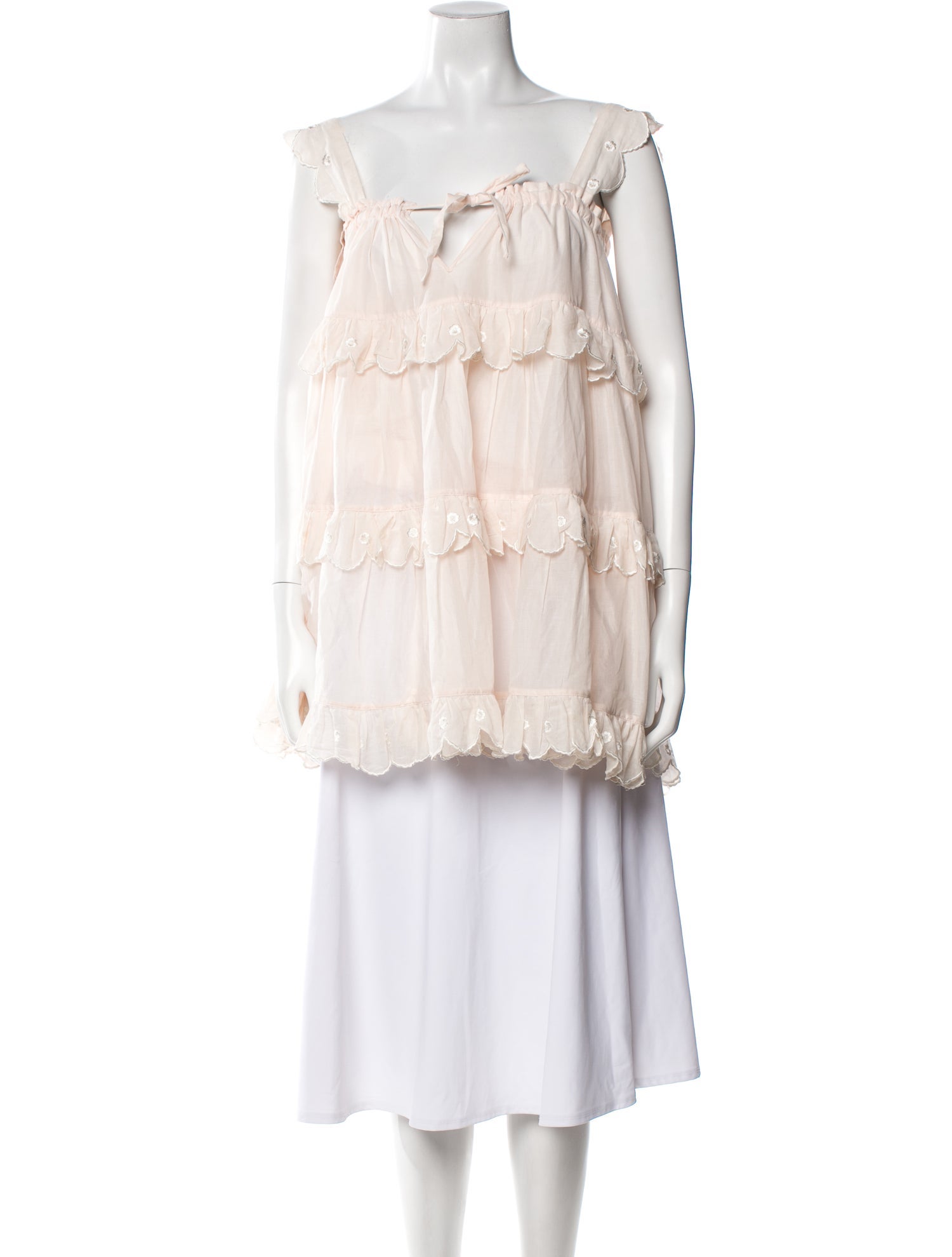 Innika Choo Square Neckline Sleeveless Tunic