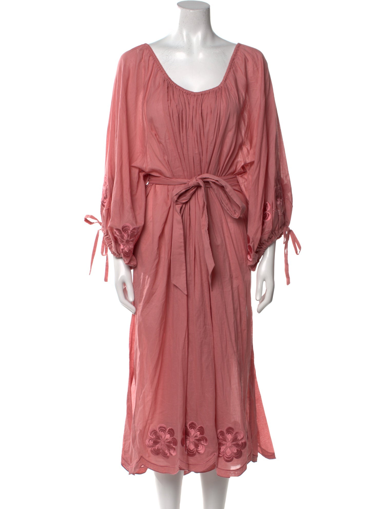 Innika Choo Scoop Neck Midi Length Dress