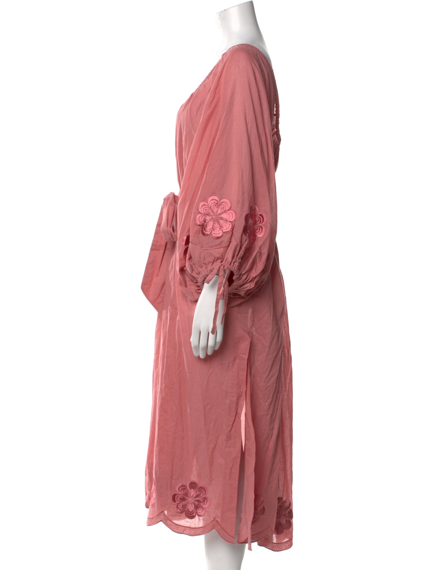 Innika Choo Scoop Neck Midi Length Dress