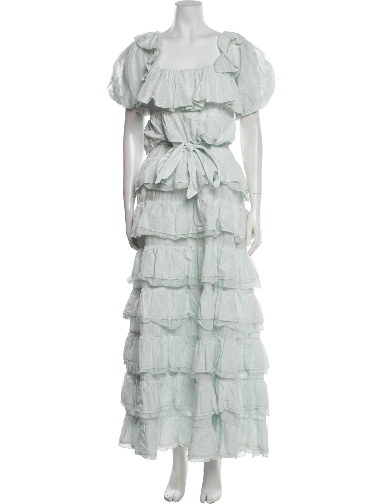 Innika Choo Square Neckline Long Dress