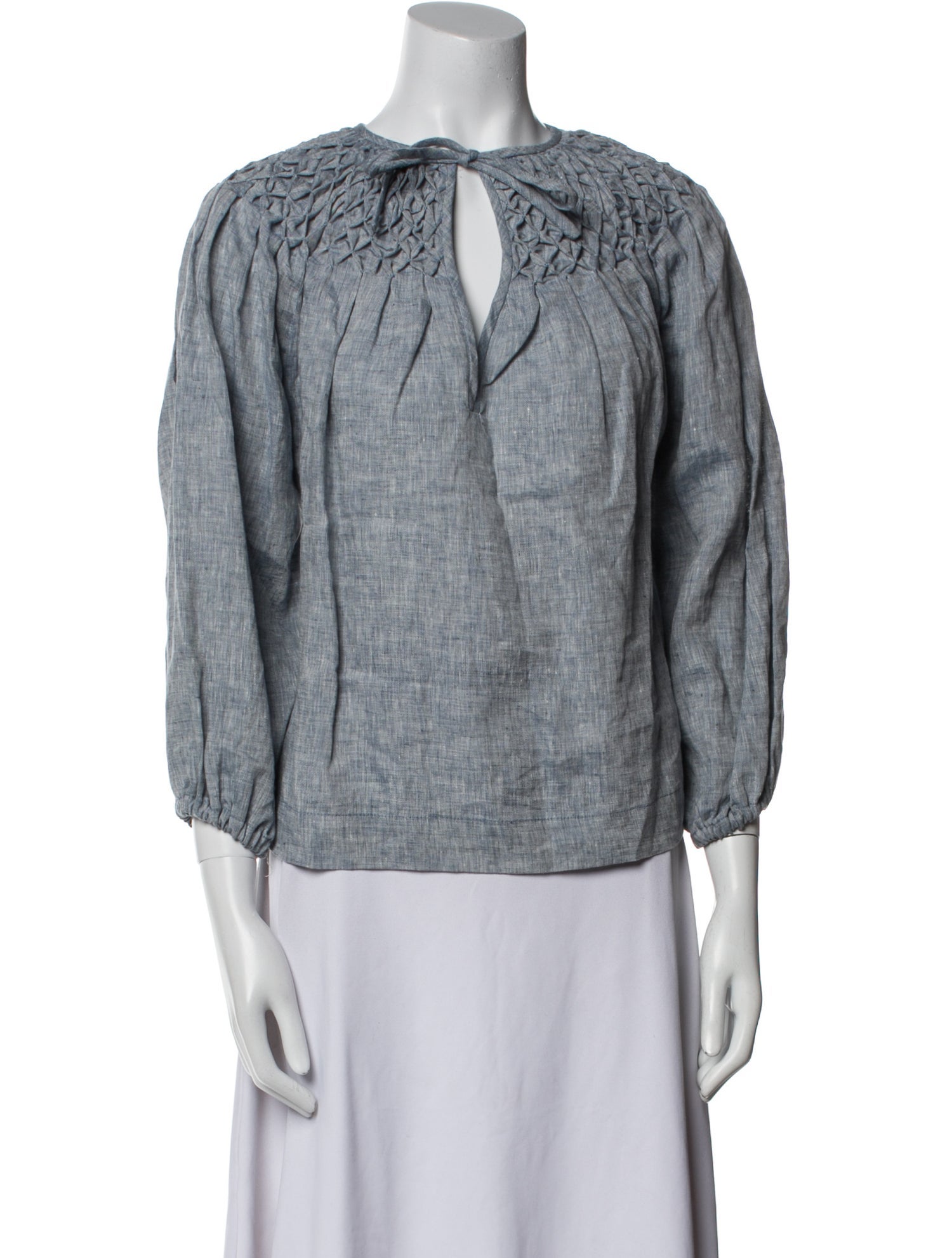 Innika Choo Linen Printed Blouse