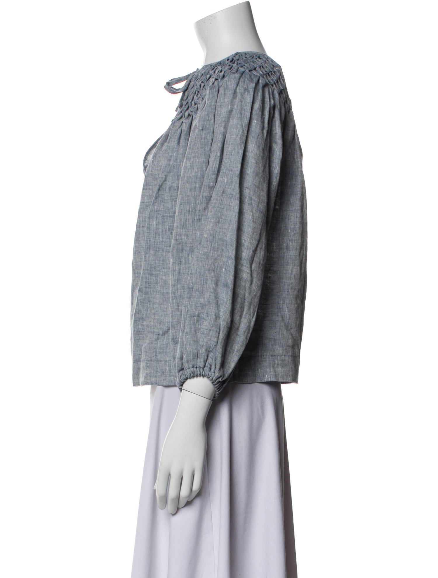 Innika Choo Linen Printed Blouse