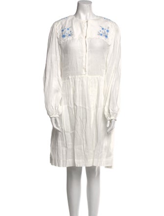 Innika Choo Crew Neck Knee-Length Dress