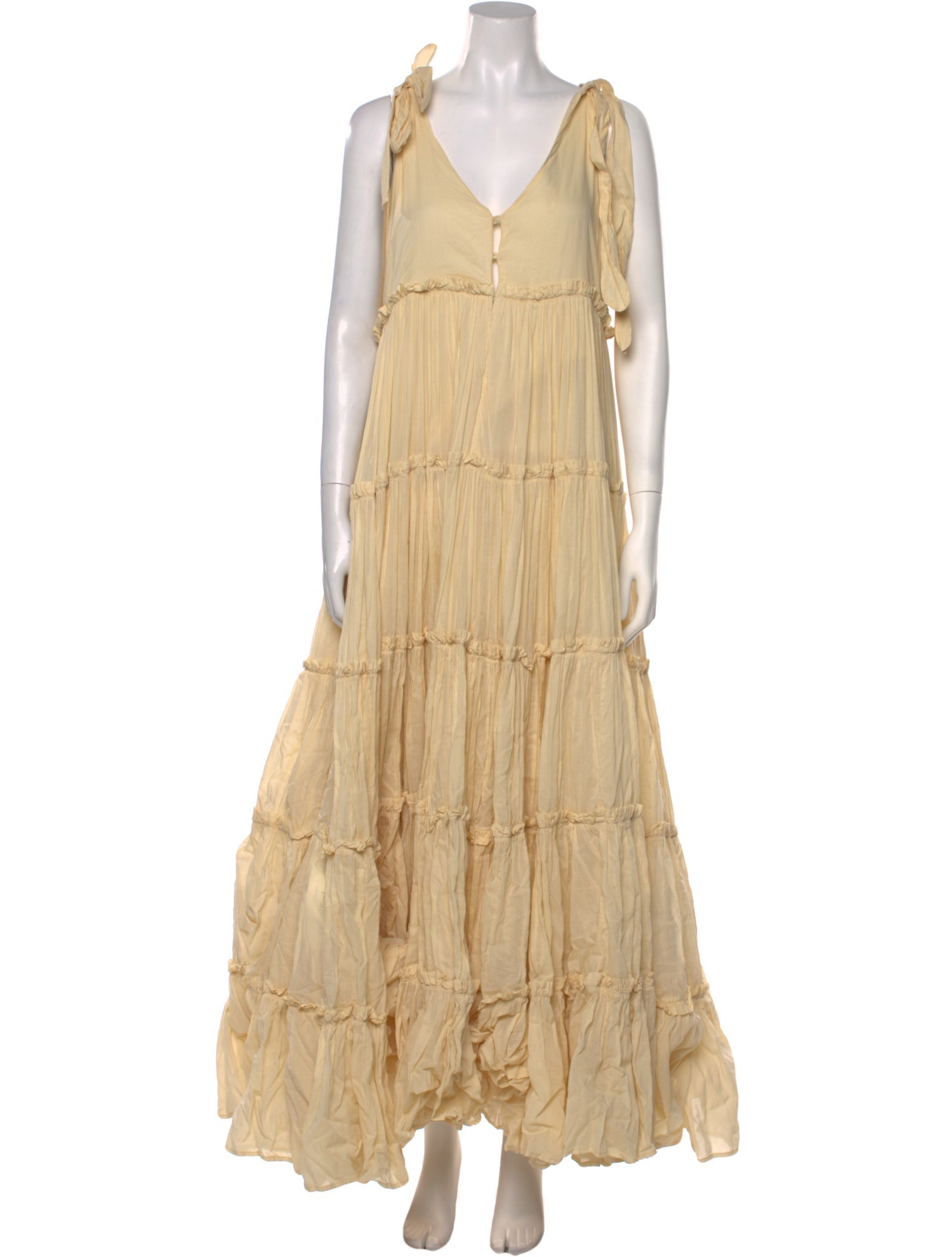 Innika Choo V-Neck Long Dress