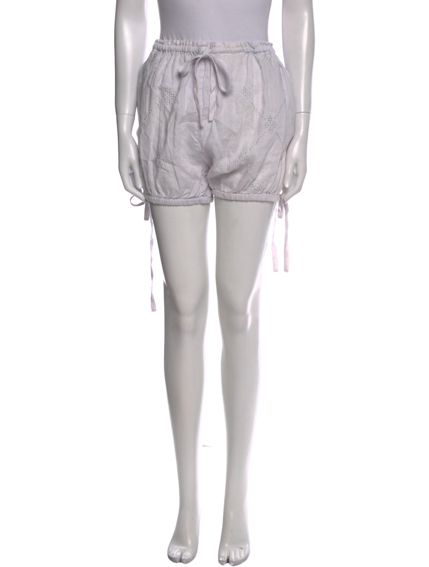 Innika Choo Linen Mini Shorts