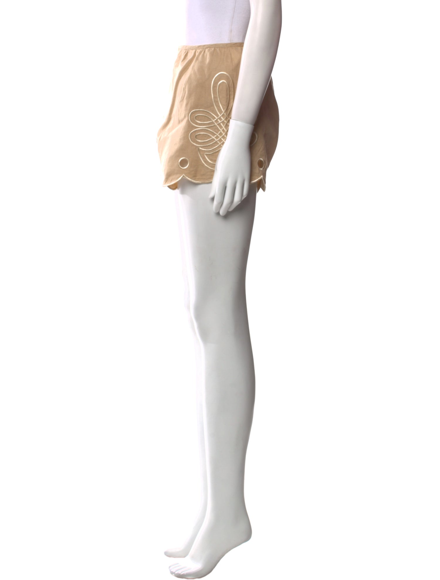 Innika Choo Linen Mini Shorts