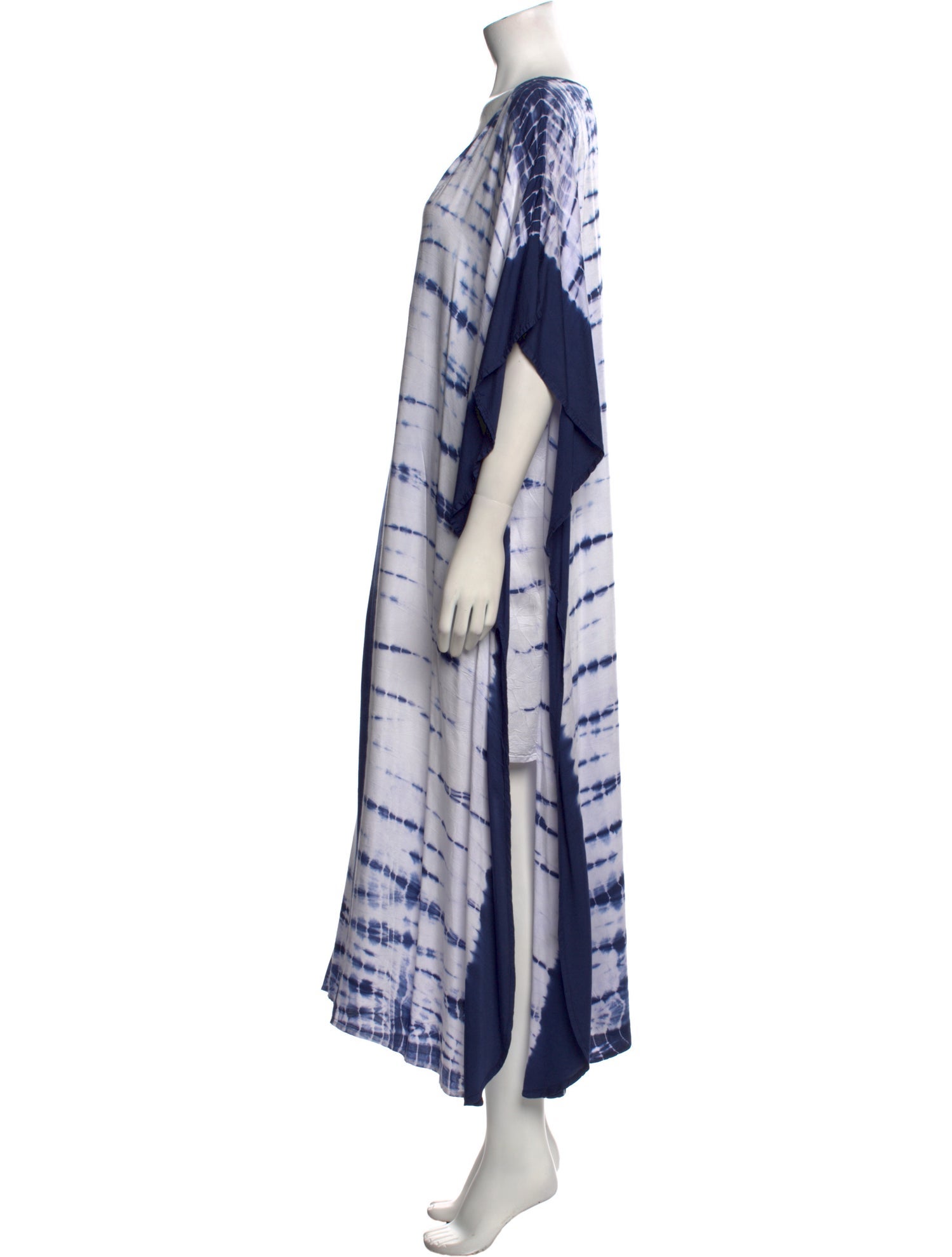 India Collection Tie-Dye Print Midi Length Dress