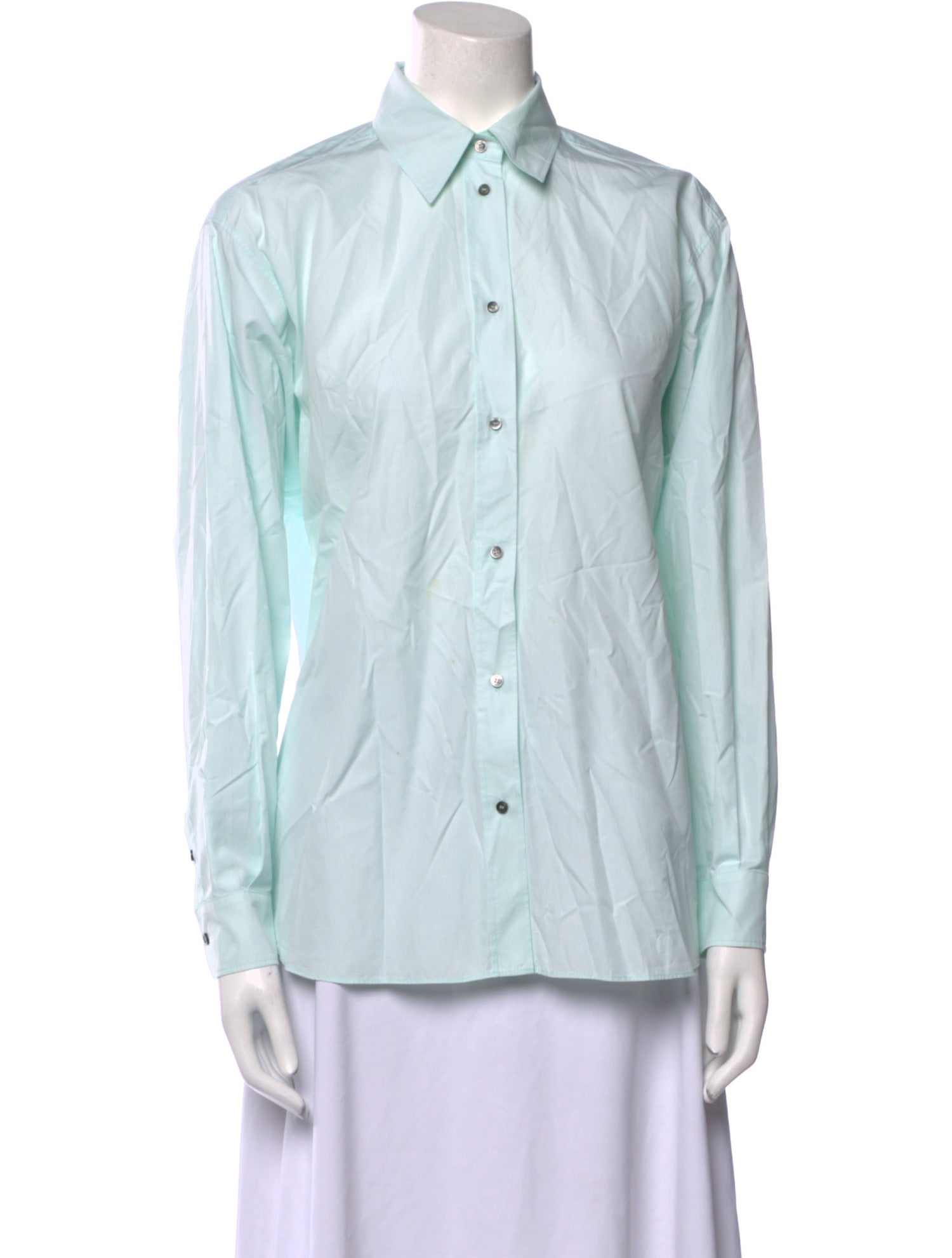INDRESS Long Sleeve Button-Up Top