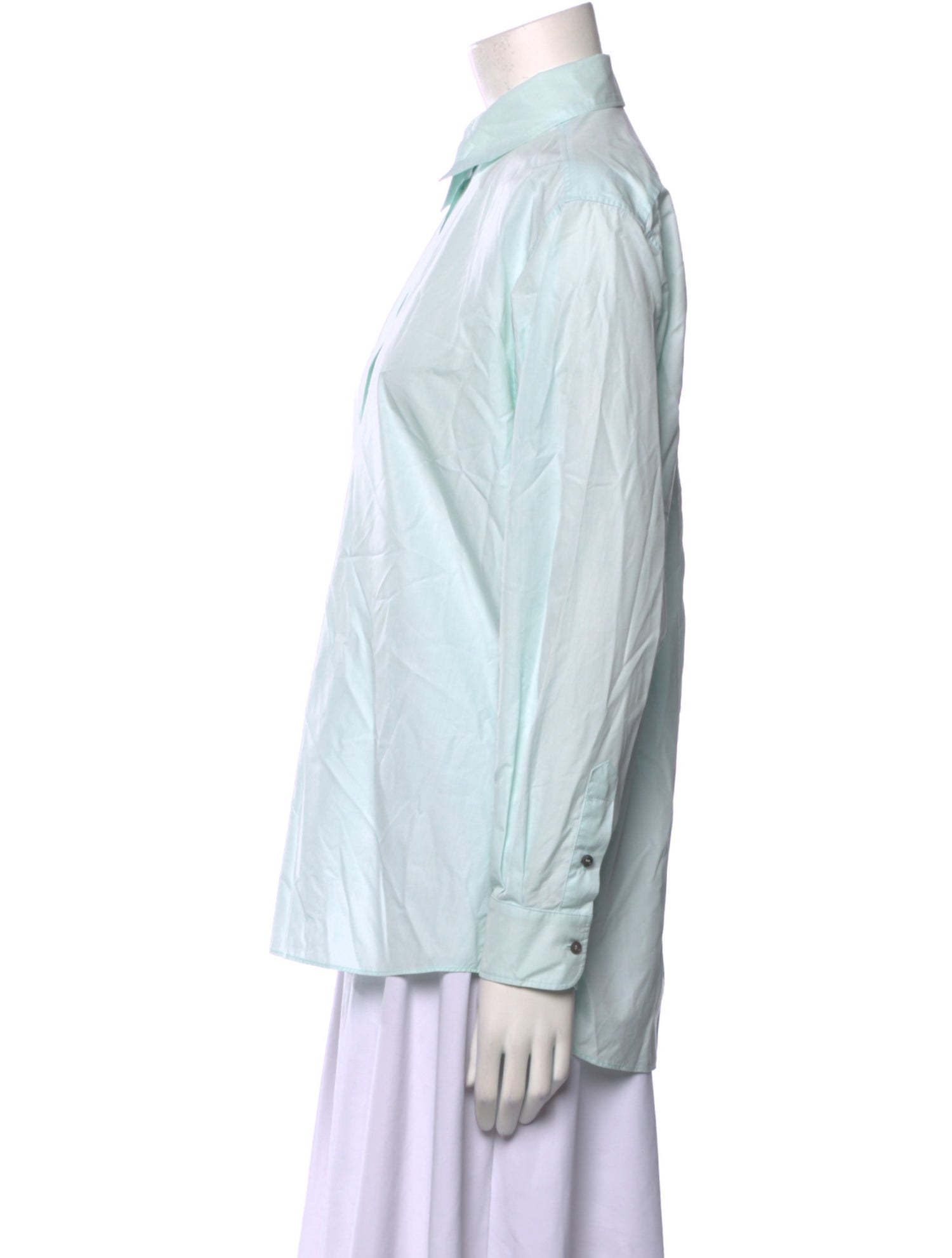 INDRESS Long Sleeve Button-Up Top