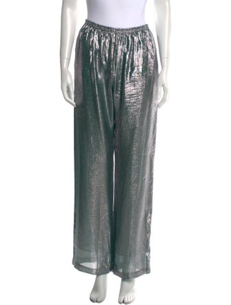 INDRESS Silk Wide Leg Pants