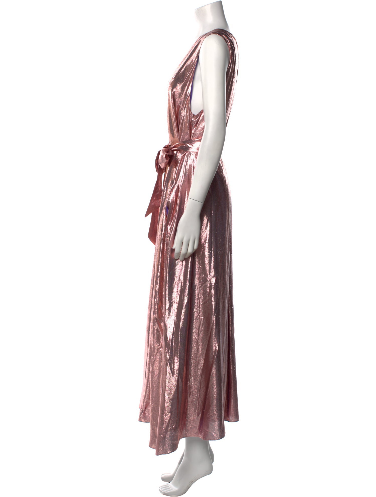 INDRESS Silk Long Dress w/ Tags