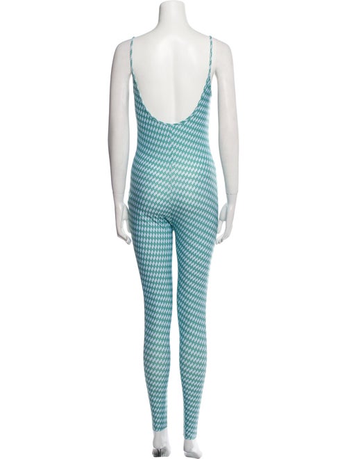 InShade Plaid Print V-Neck Jumpsuit