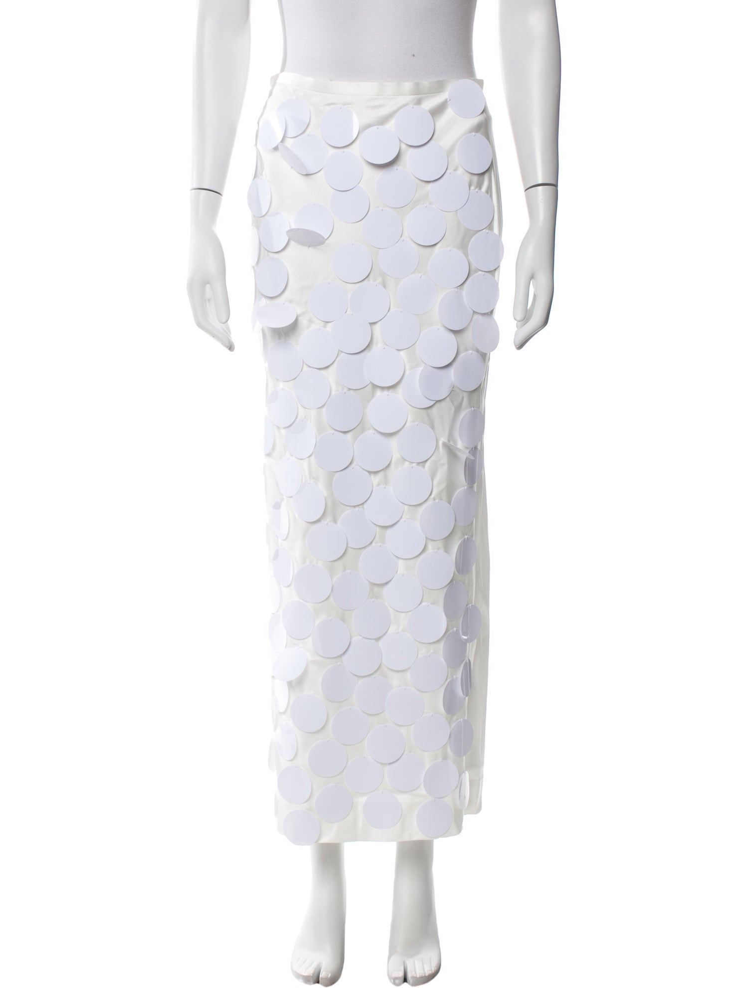 InShade Polka Dot Print Midi Length Skirt