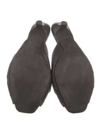 "intentionally _________" Leather Striped Slides