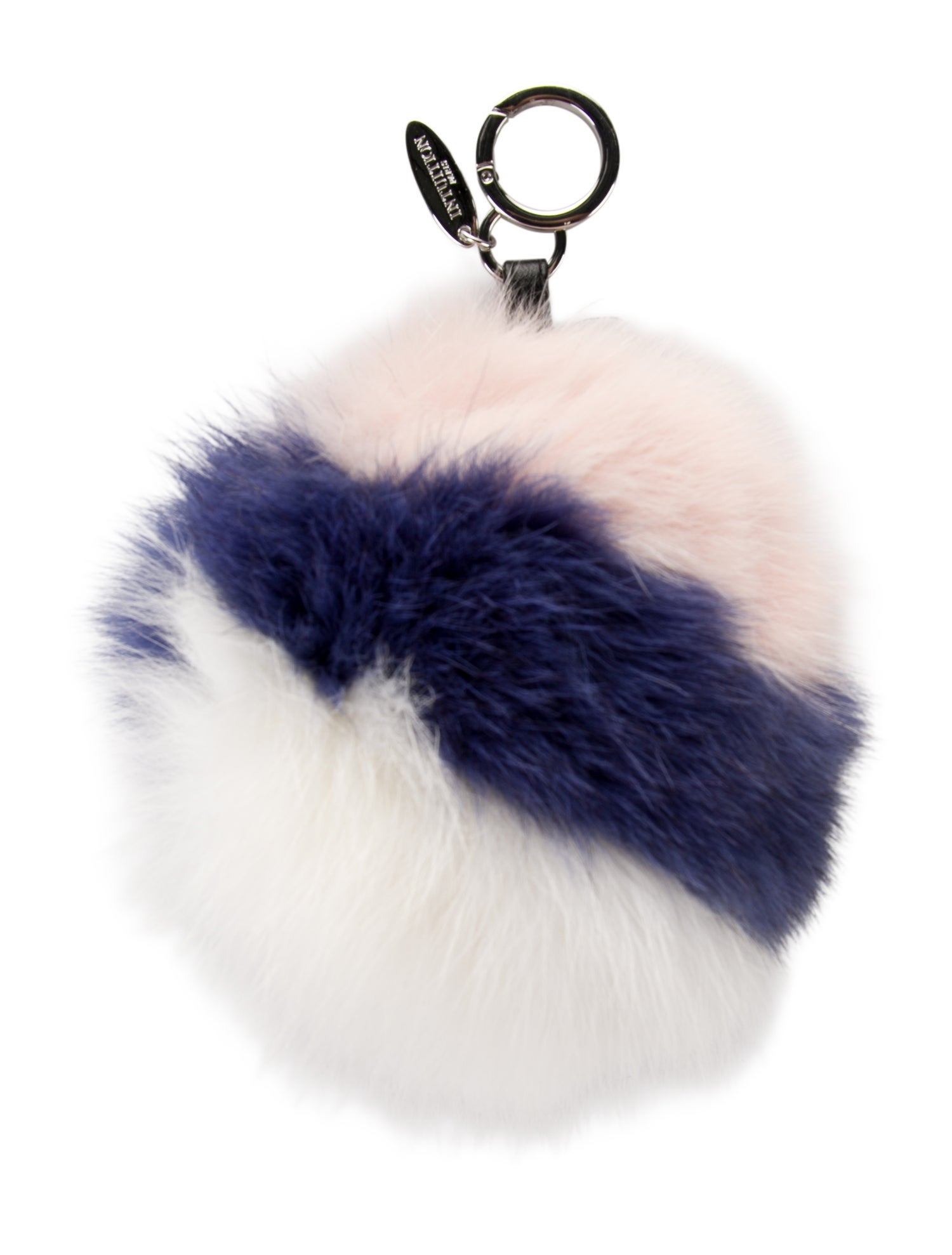 Intuition Paris Multicolor Fur Keychain w/Tags