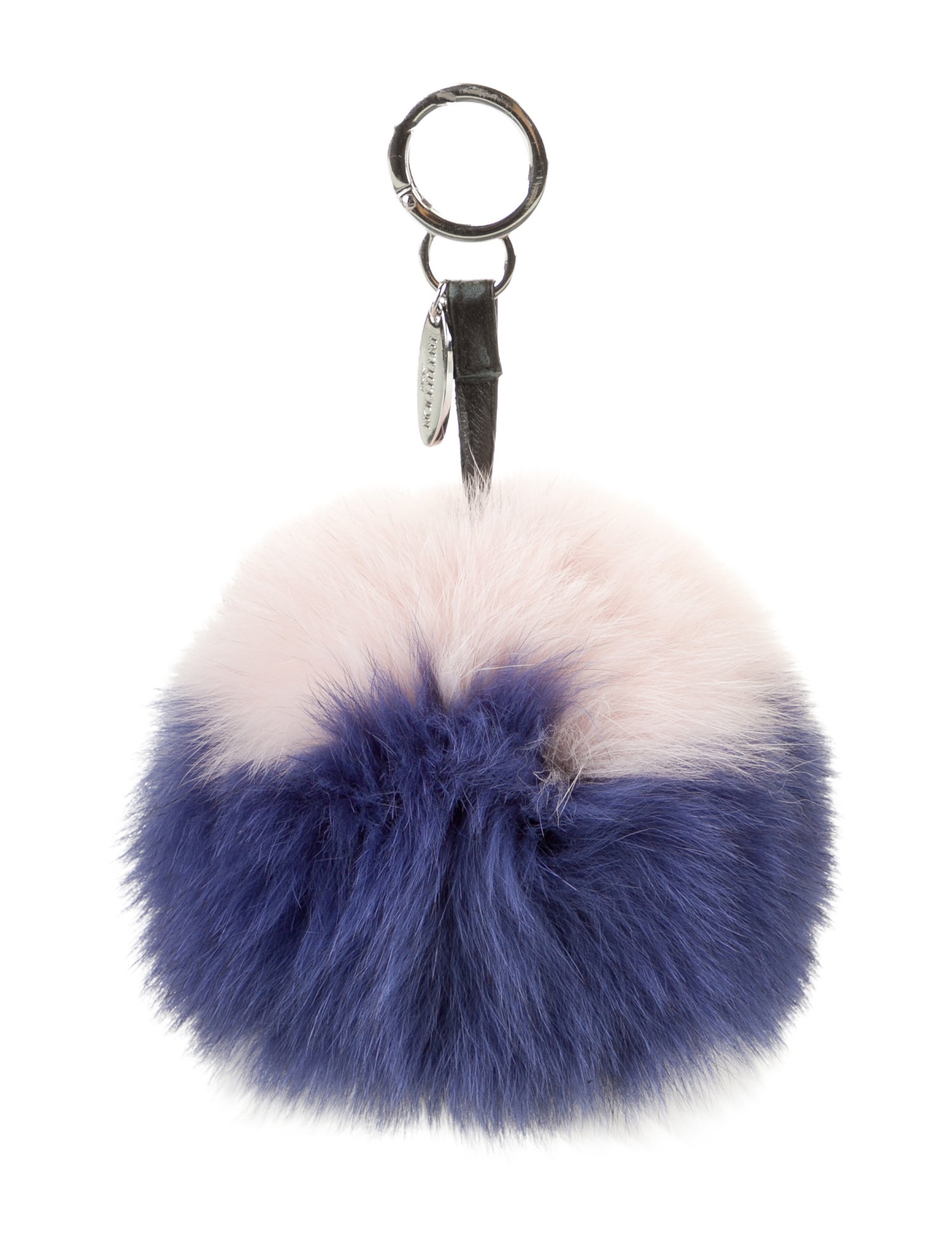 Intuition Paris Multicolor Fur Keychain w/Tags