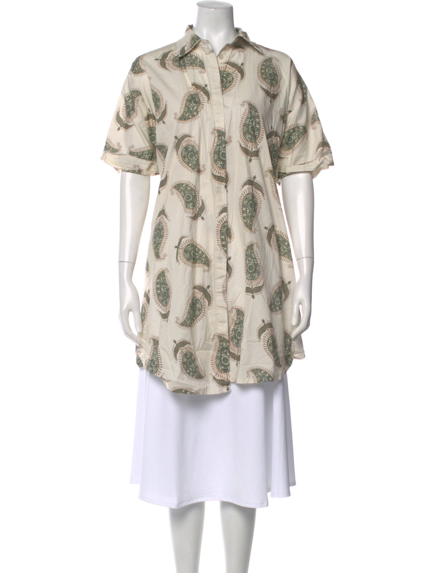 Intuition Paris Paisley Print Mini Dress
