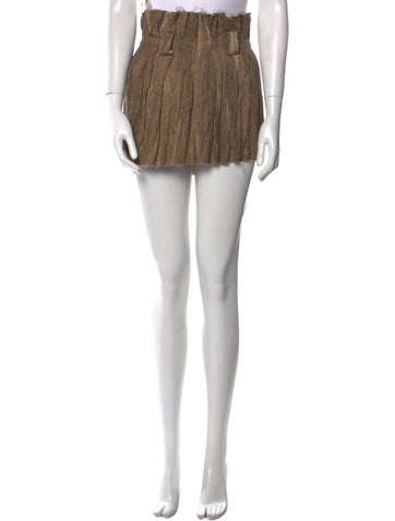 Interior Skirts Raw-Edge Trim Mini Skirt M