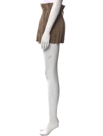 Interior Raw-Edge Trim Mini Skirt