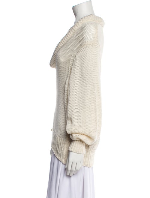 Interior Plunge Neckline Sweater