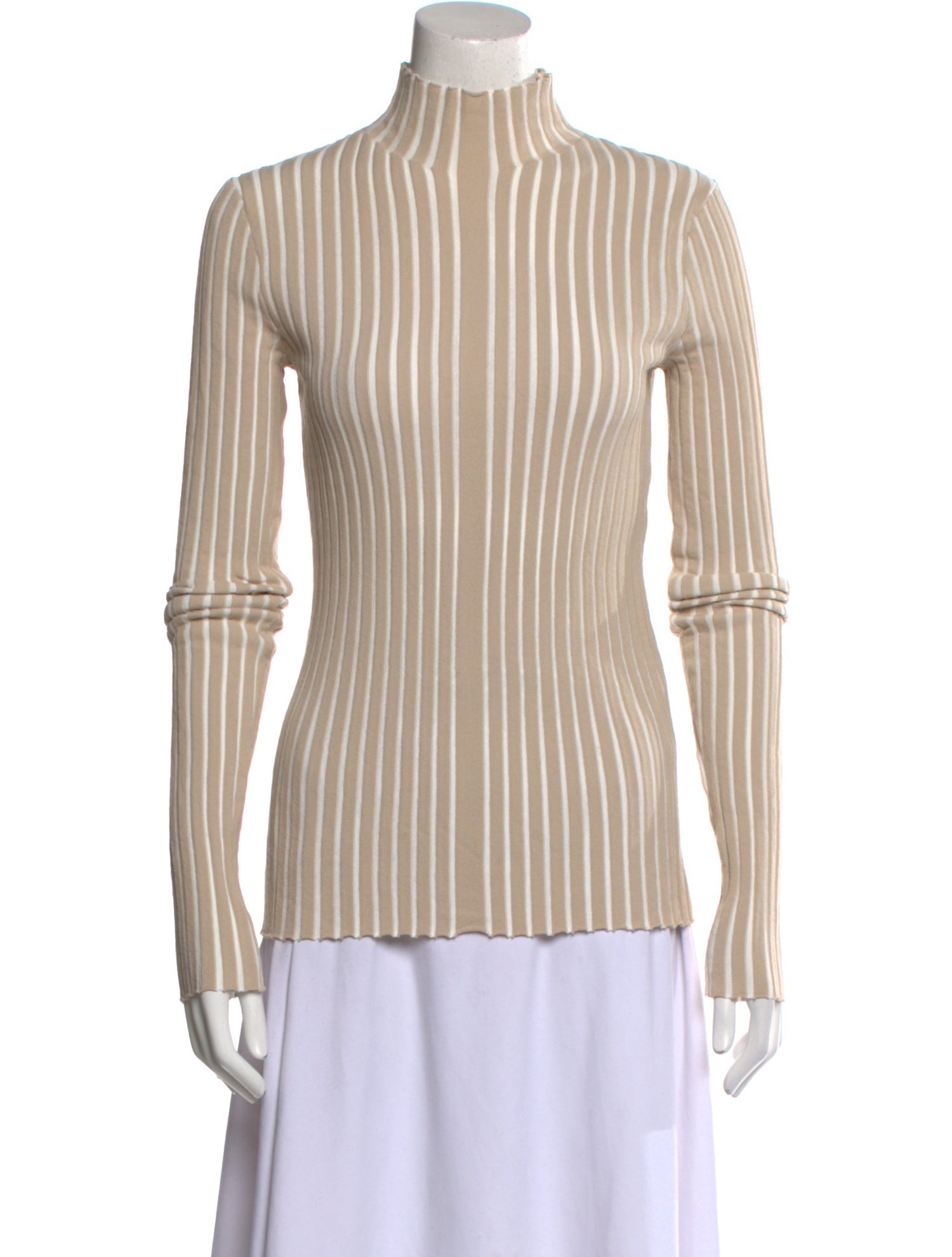 Interior Mock Neck Long Sleeve Tunic