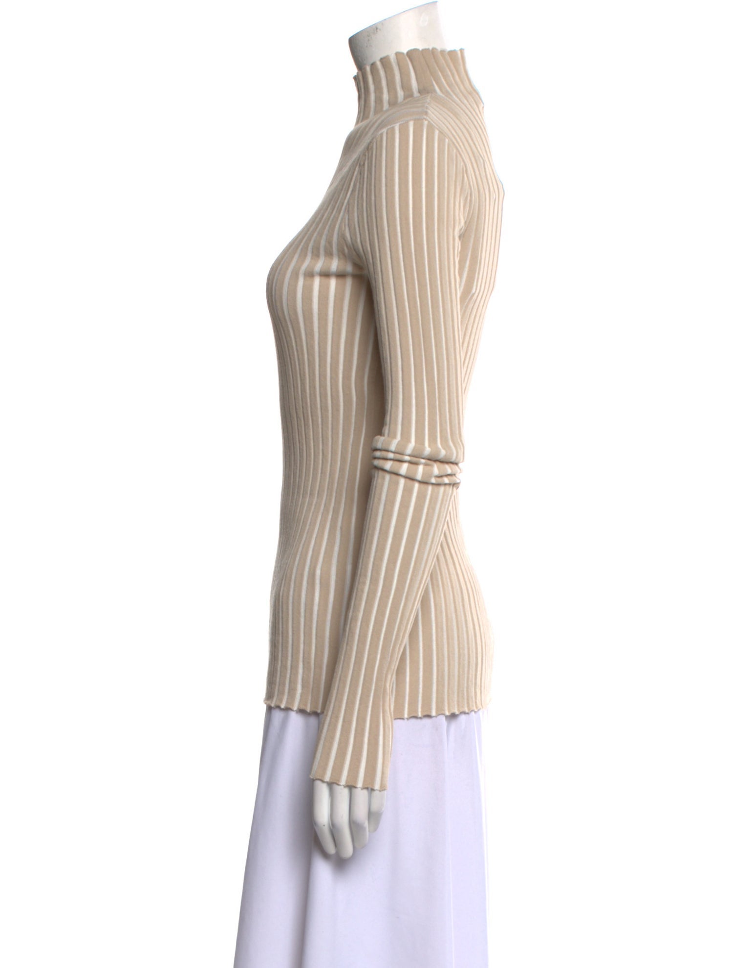 Interior Mock Neck Long Sleeve Tunic