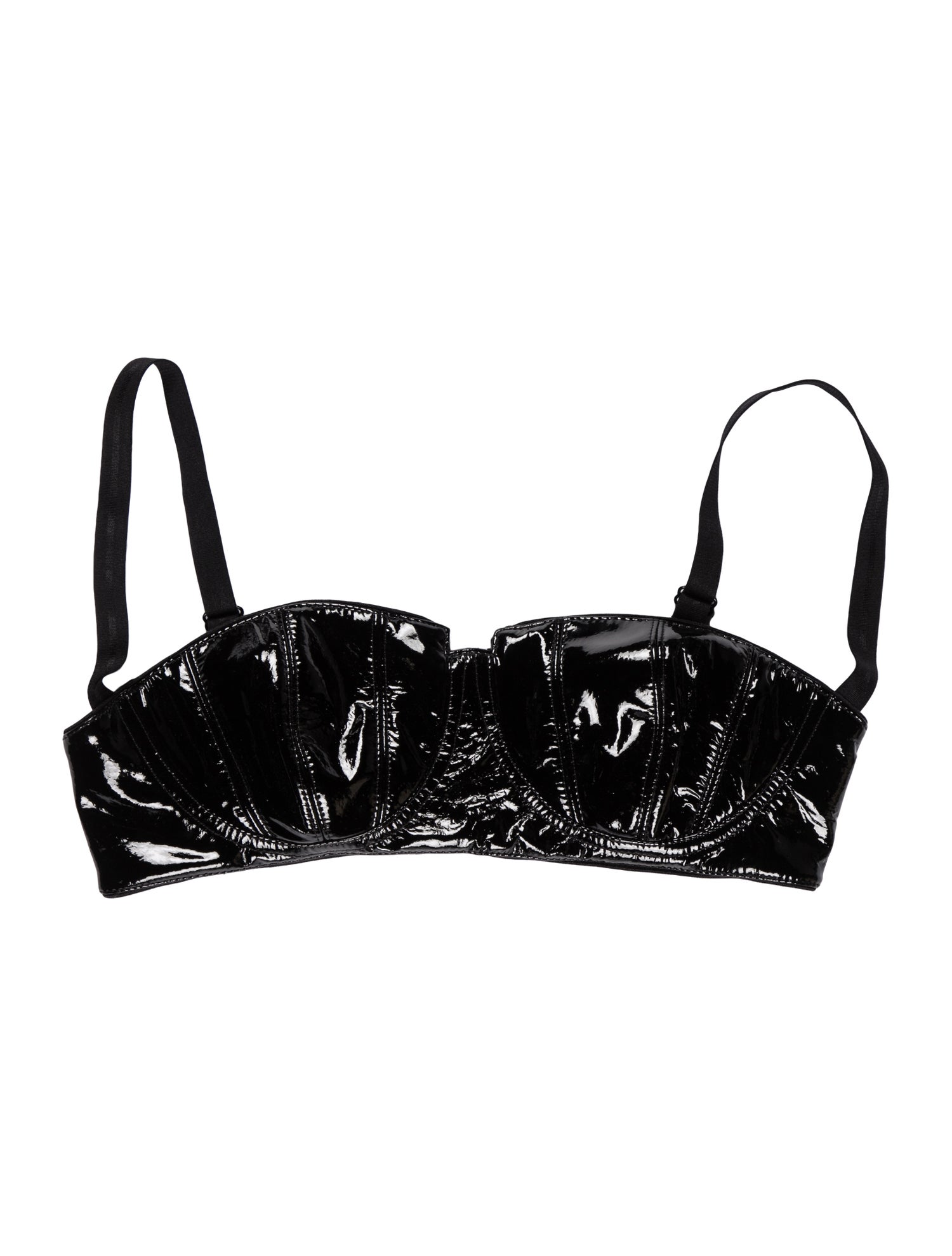 Interior Square Neckline Sleeveless Crop Top