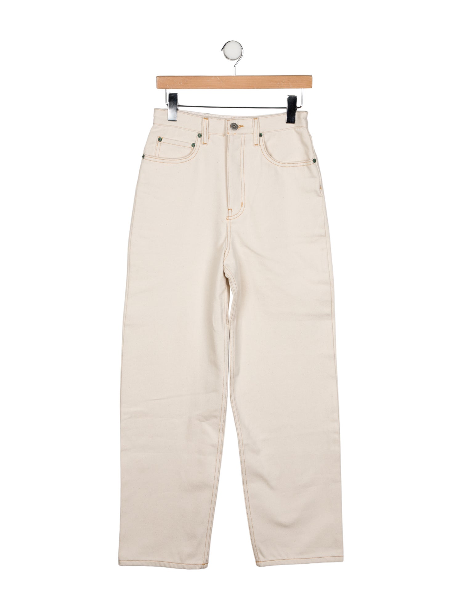 Interior High-Rise Wide Leg Jeans w/ Tags