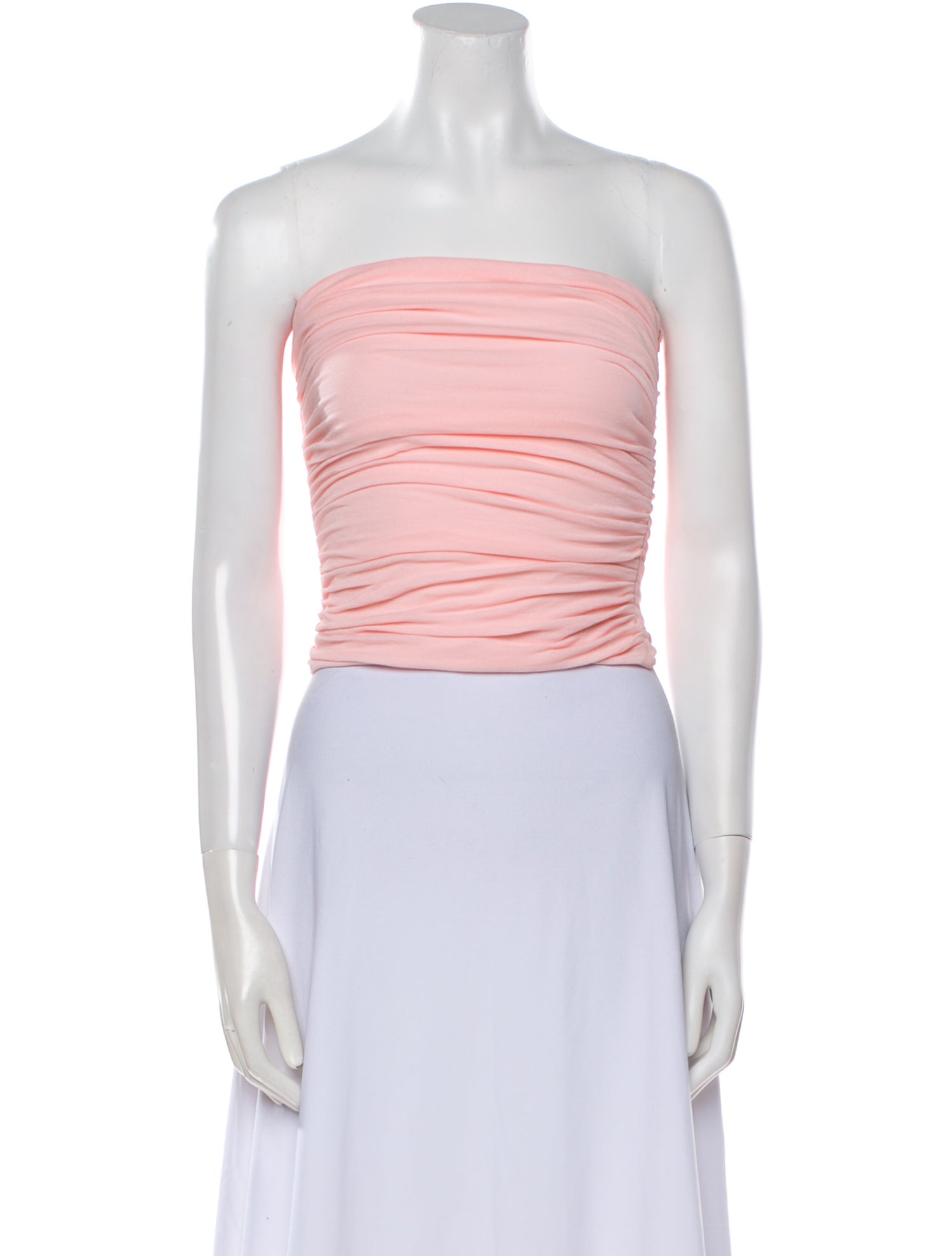 Interior Strapless Crop Top